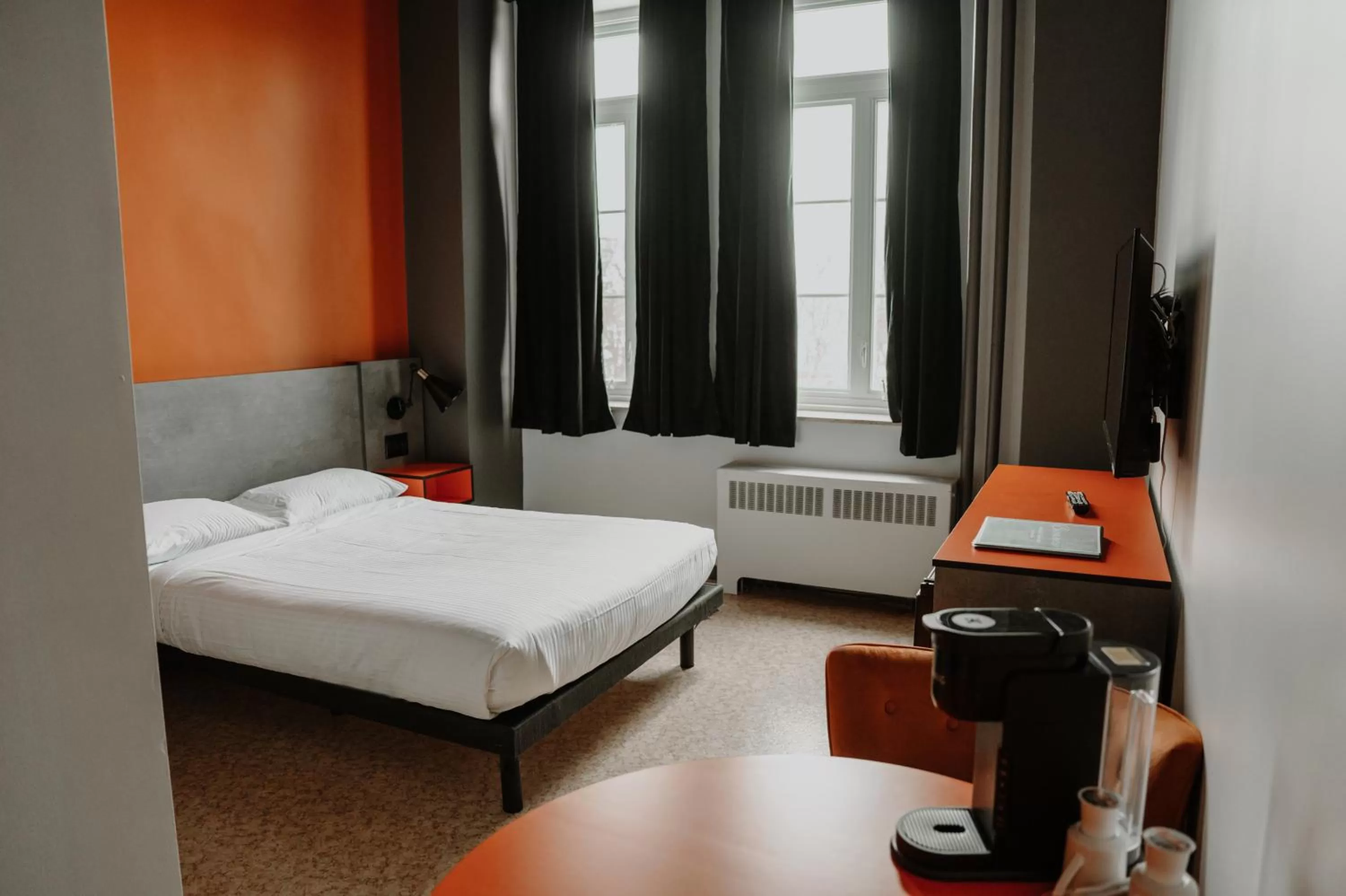 Bed in Hotel Historique et Manoir Route 66