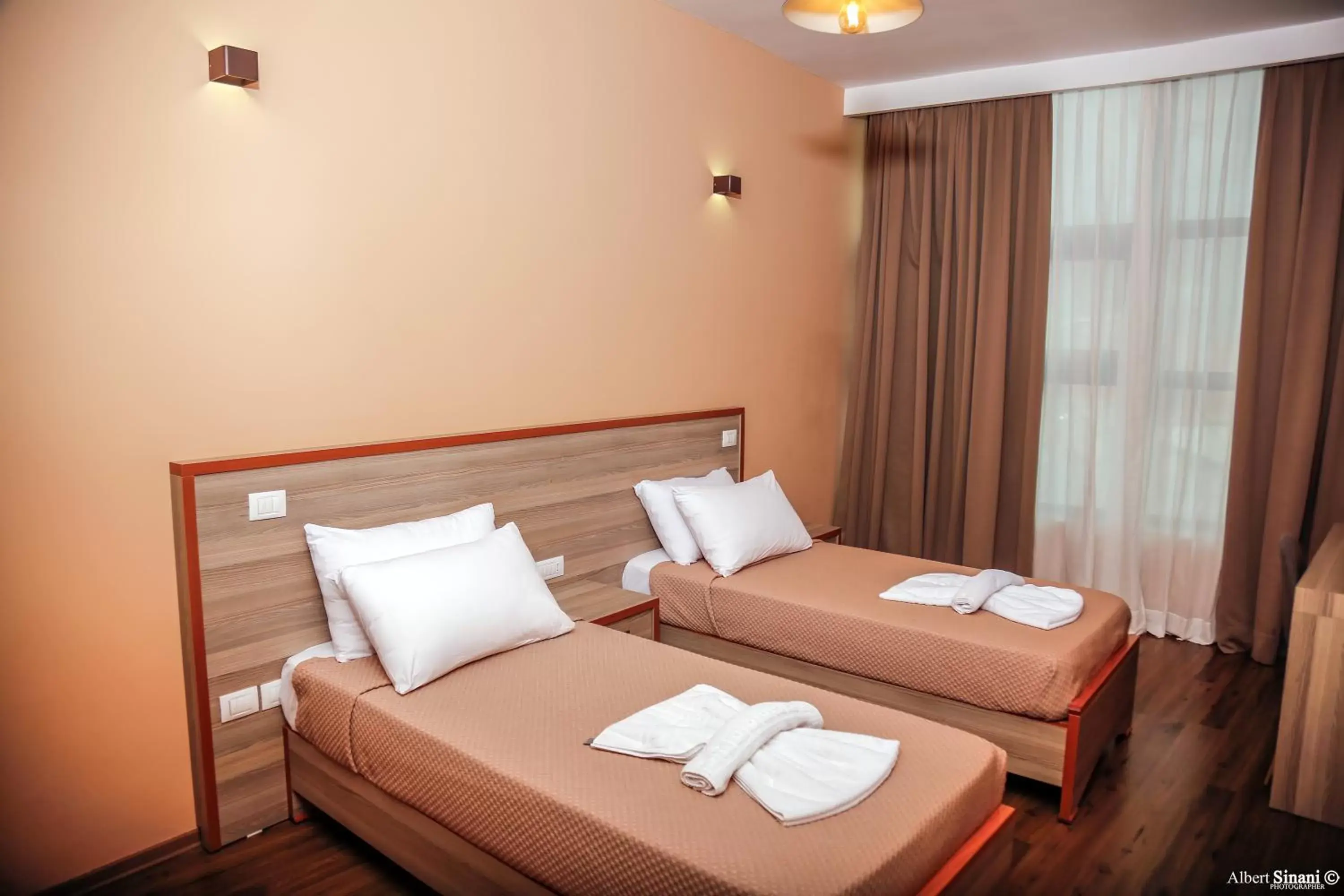 Bed in Arc Hotel Tirana