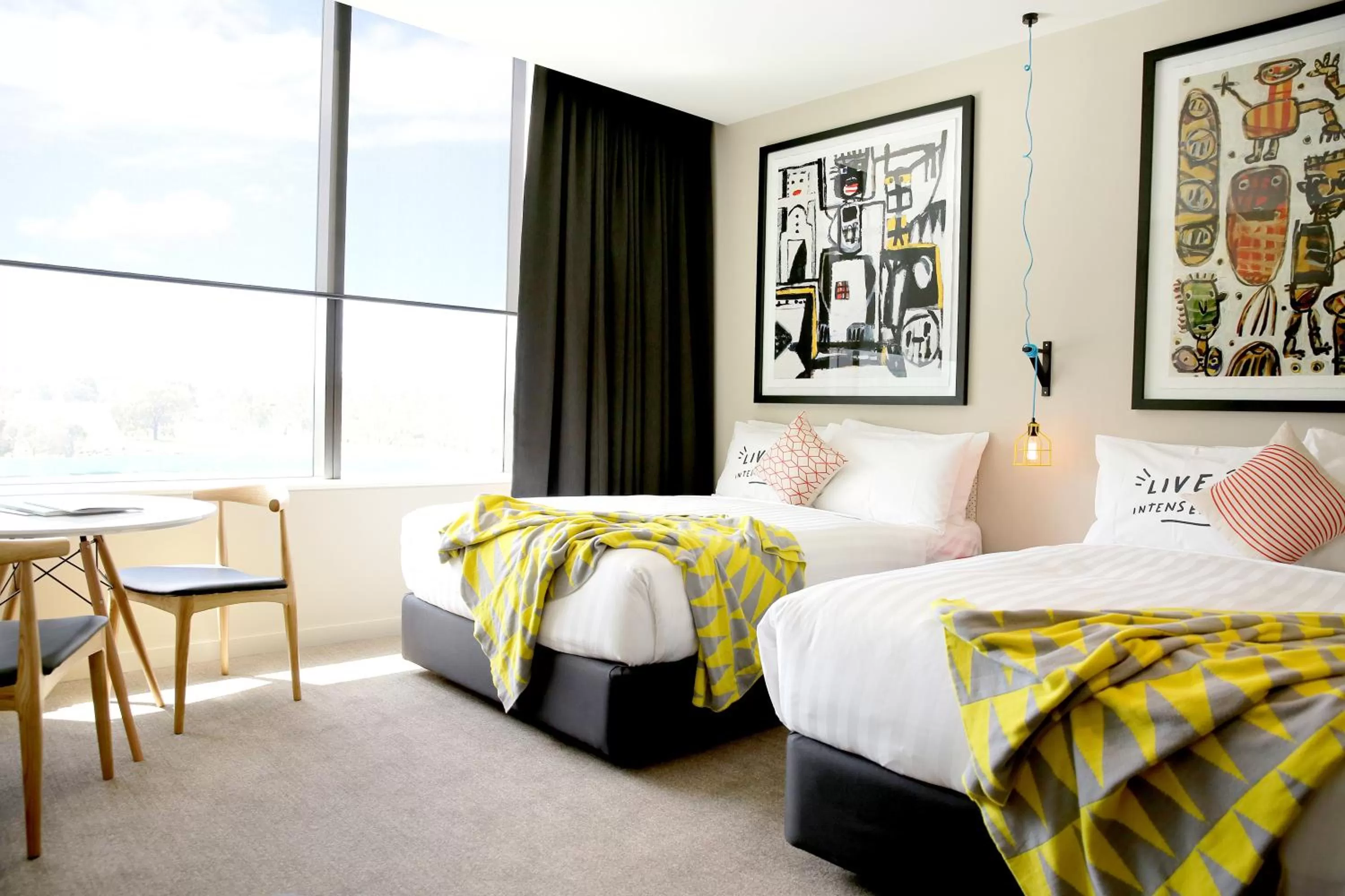 Bedroom, Bed in Art Series - The Larwill Studio