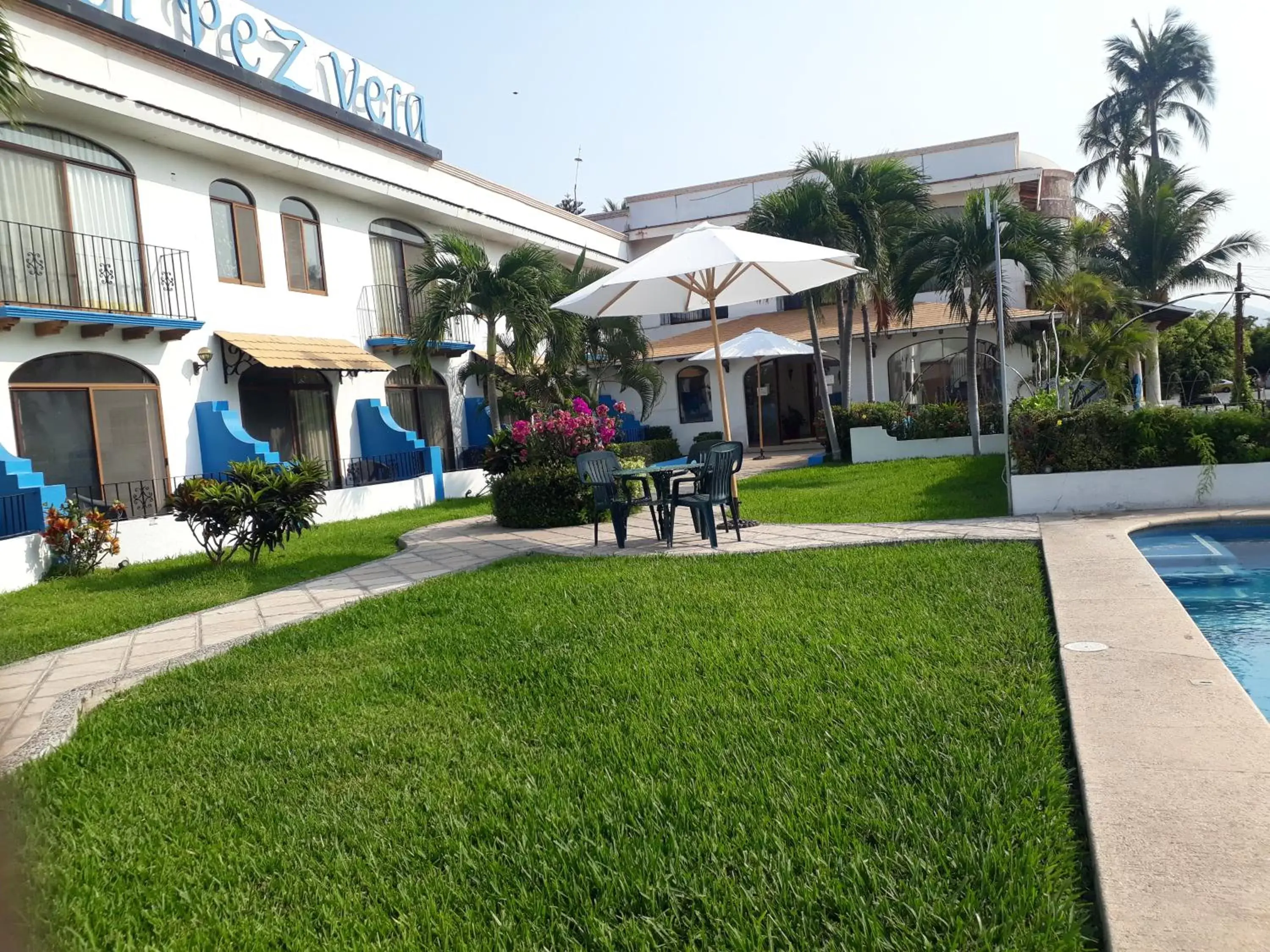 Swimming pool in Hotel Pez Vela Swimming pool in Hotel Pez Vela