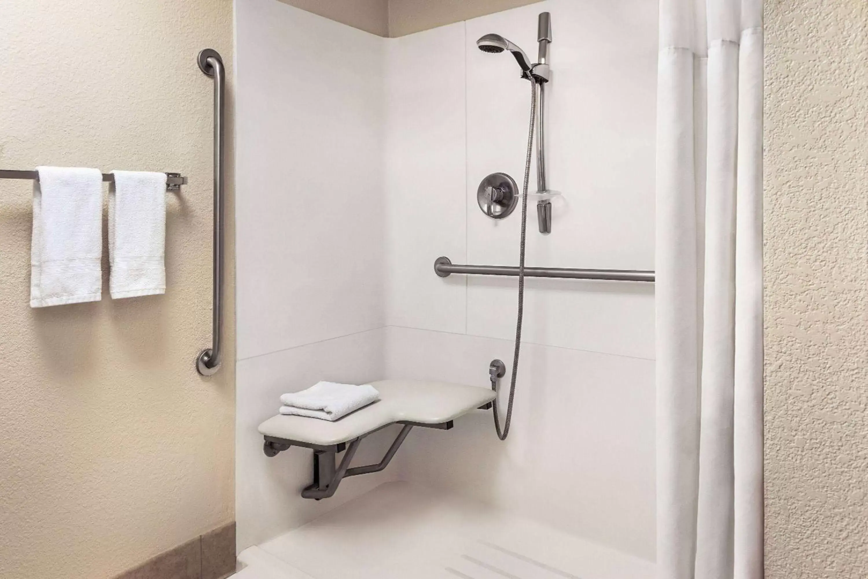 Shower, Bathroom in Ramada by Wyndham Albuquerque Airport