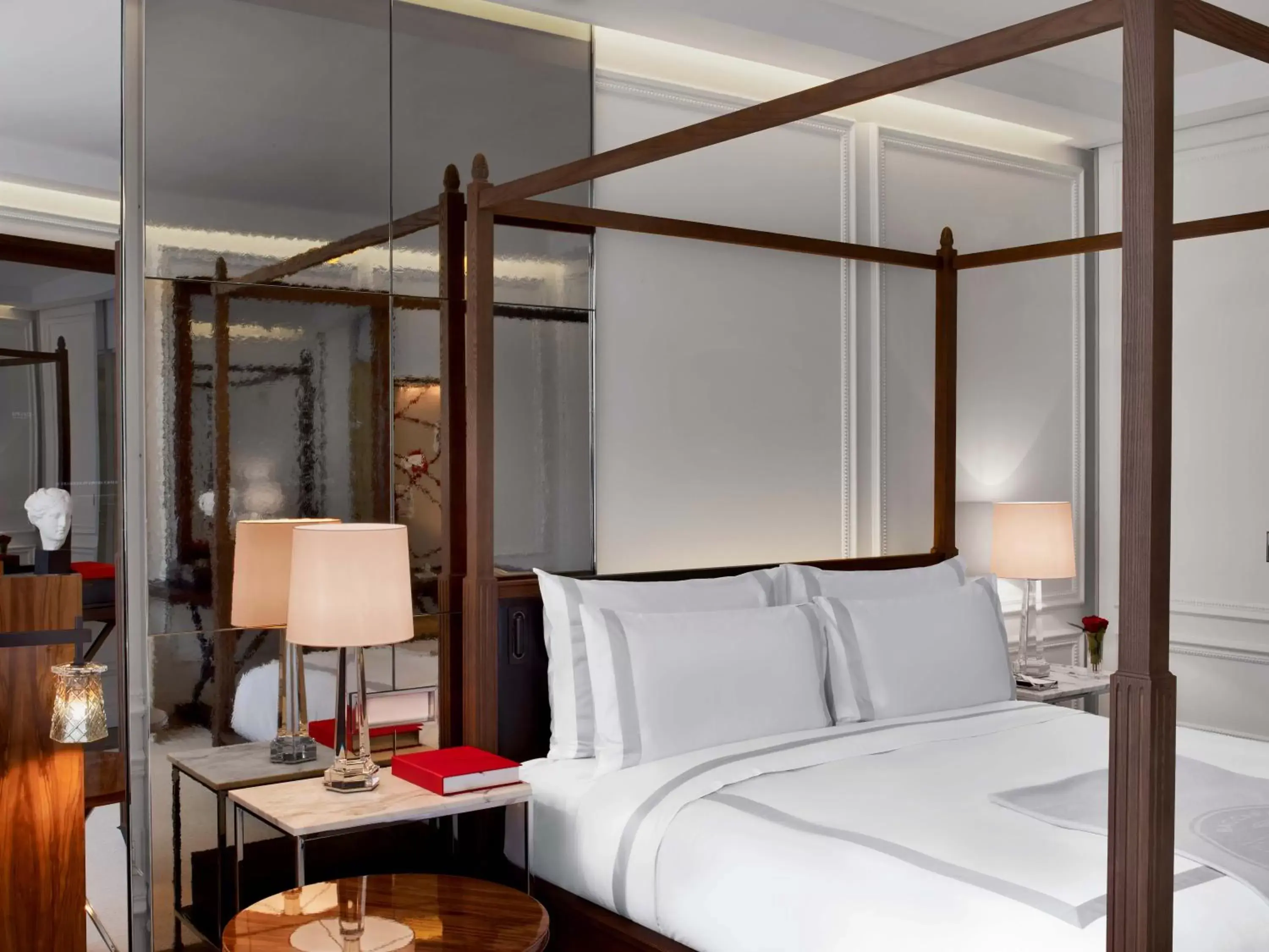Bed, Bathroom in Baccarat Hotel and Residences New York