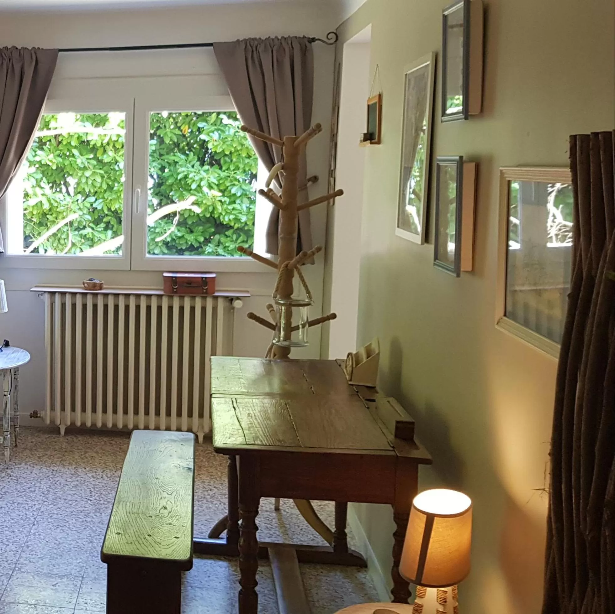 Seating area in La Casanat