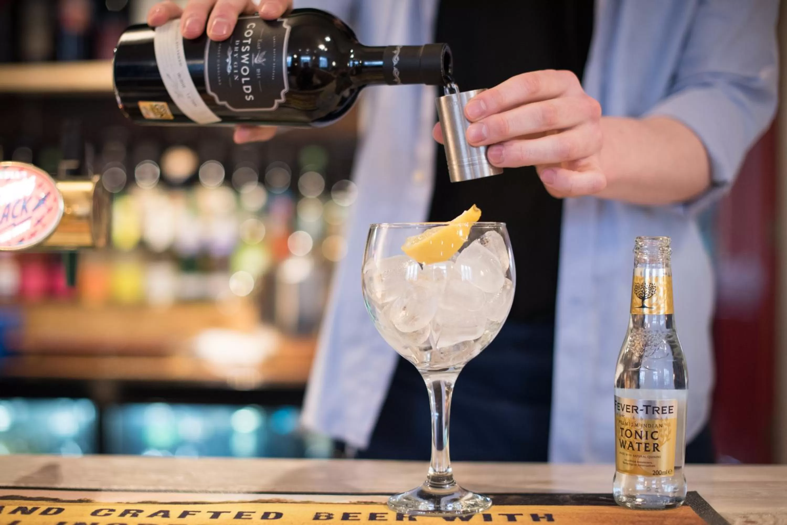 Alcoholic drinks in Helen Browning's Royal Oak