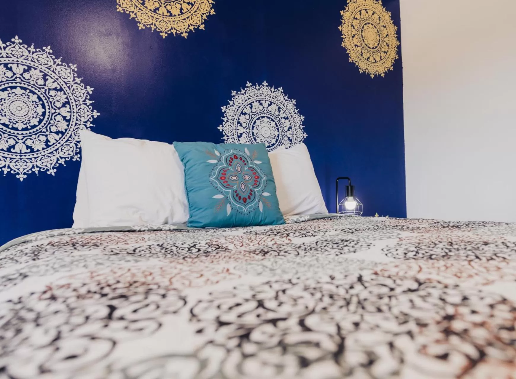 Bedroom, Bed in 1 or 3 Bedroom Apartment with Full Kitchen