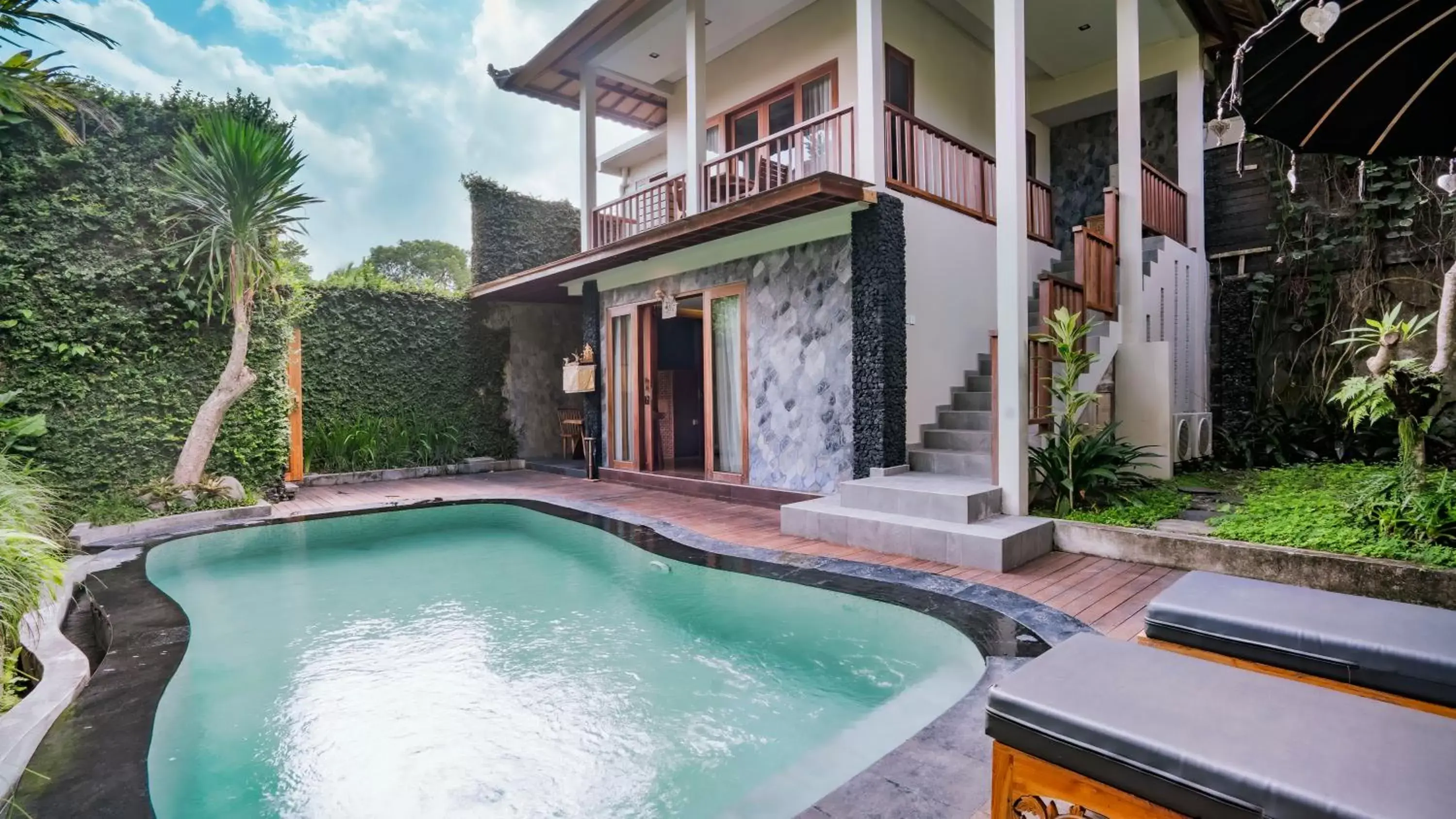 Property building, Swimming Pool in KajaNe Mua at Ubud Bali