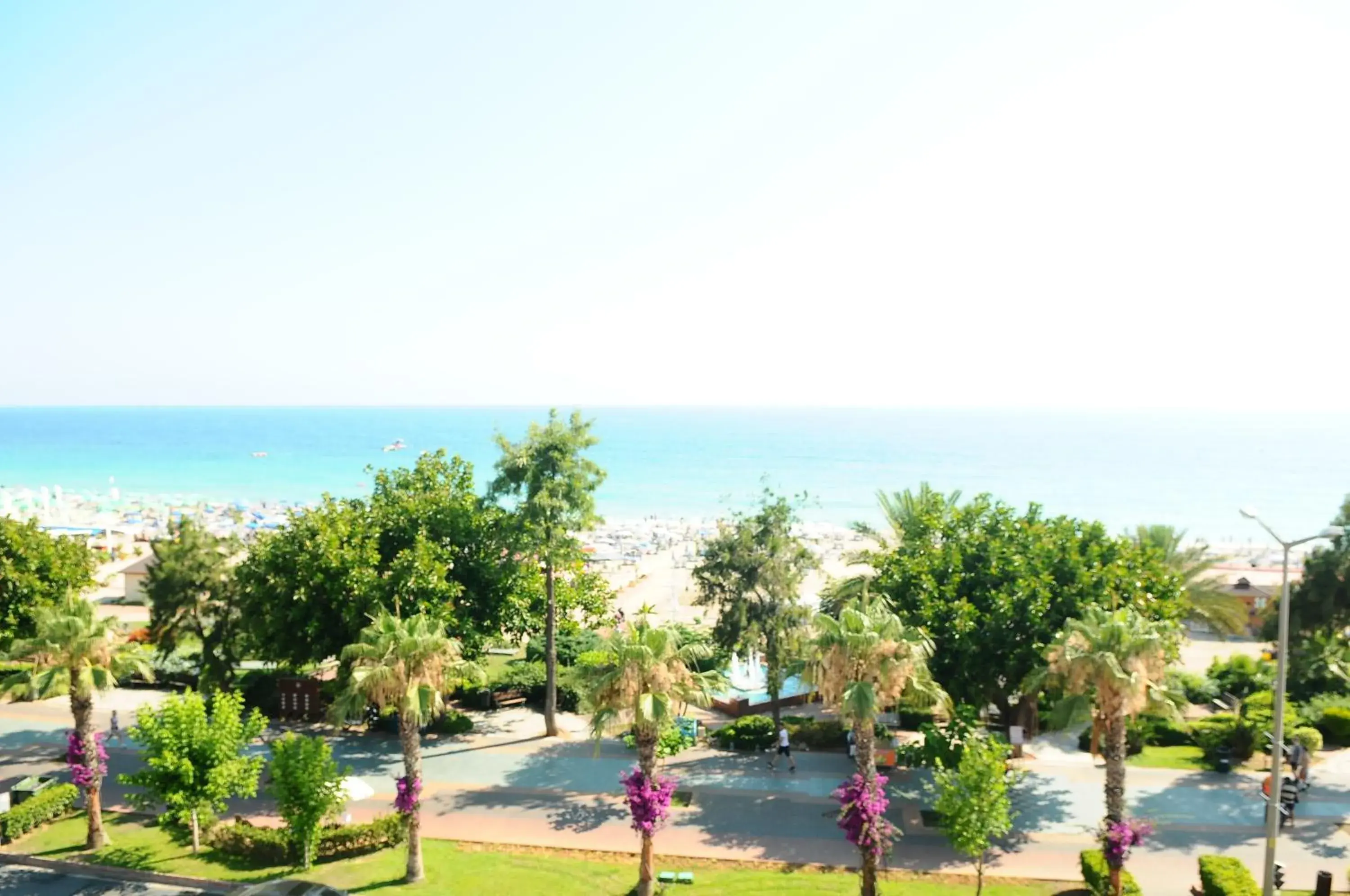 Sea view in Kleopatra Beach Yildiz Hotel