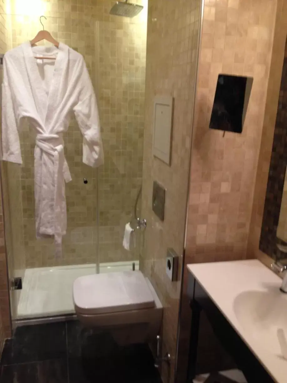 Bathroom in Hotel Da Vinci