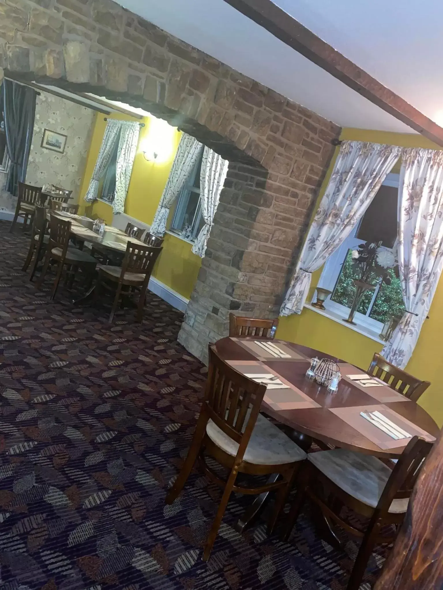 Dining area, Restaurant/Places to Eat in The White Swan Deighton