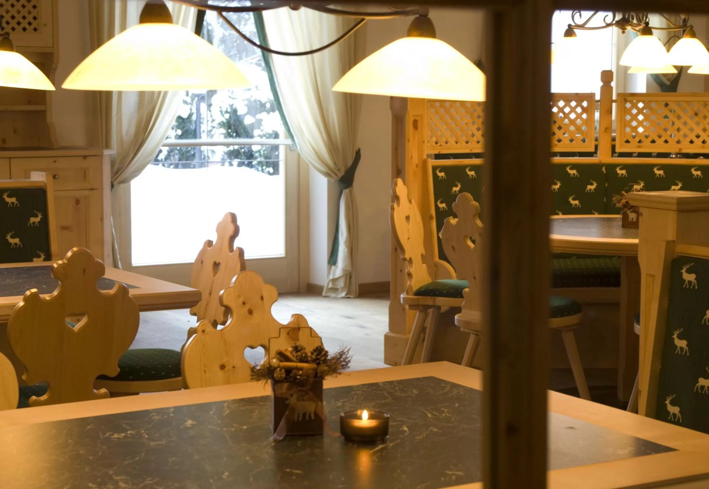 Decorative detail in Hotel Alpen Residence