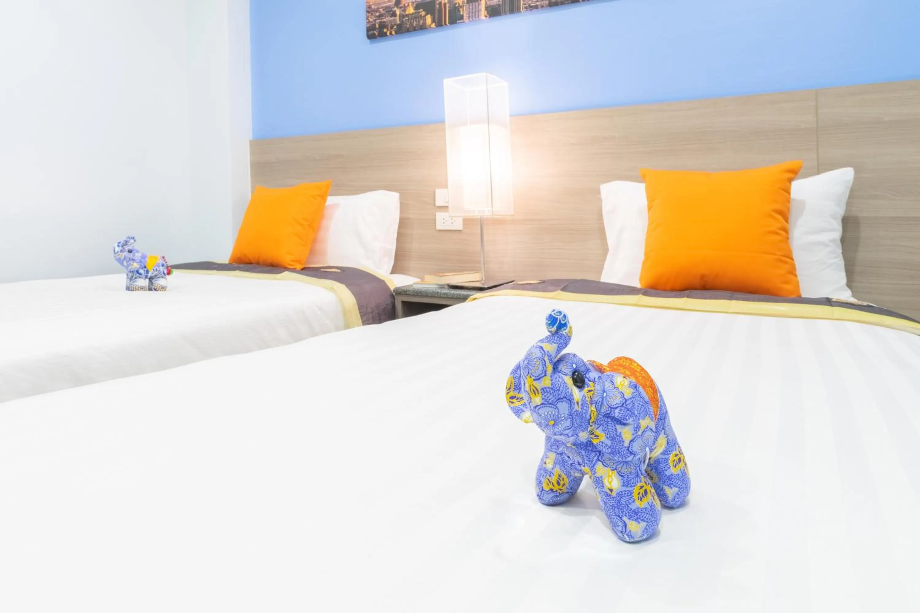 Bed in 4M Pratunam Hotel