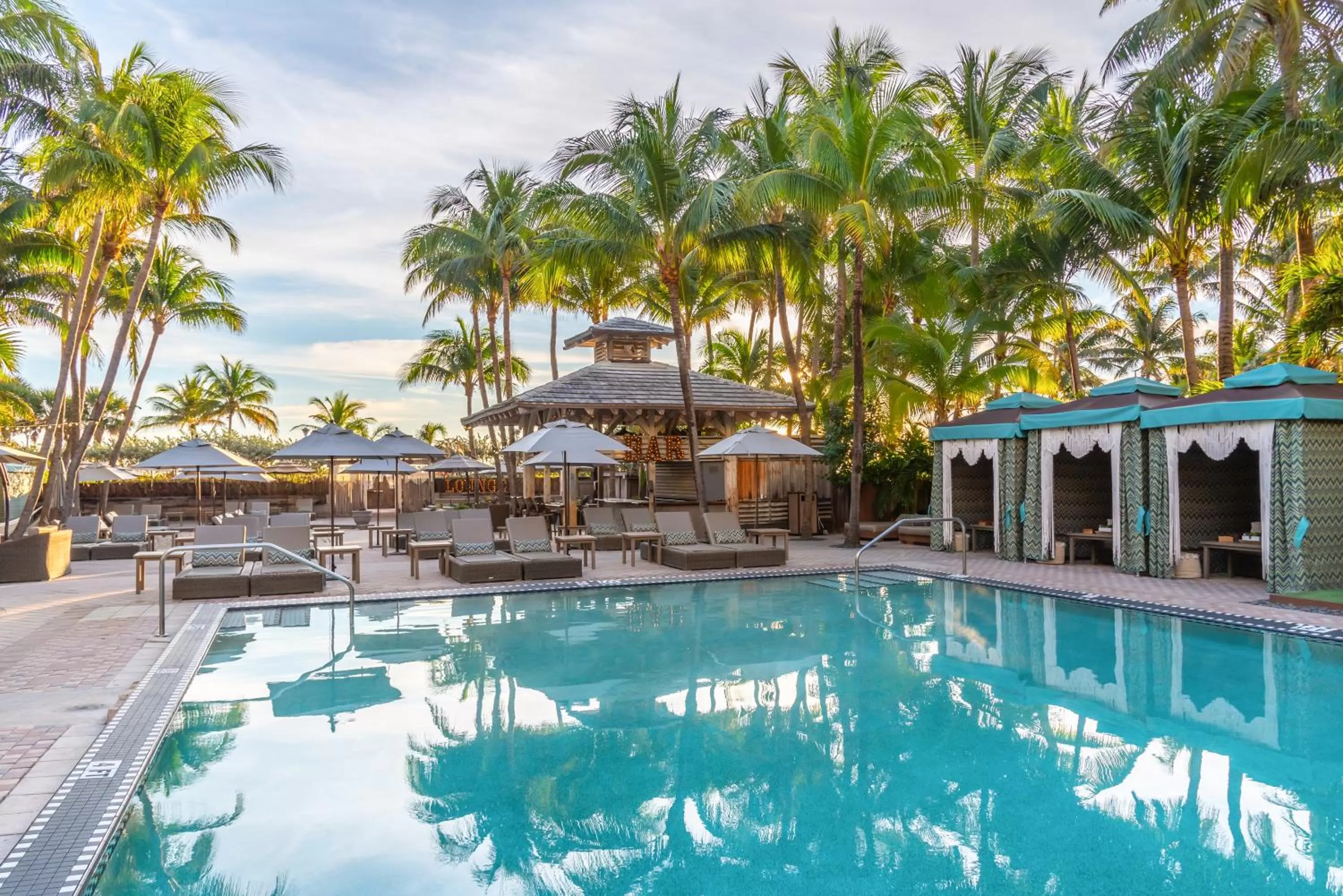 Pool view in National Hotel, An Adult Only Oceanfront Resort
