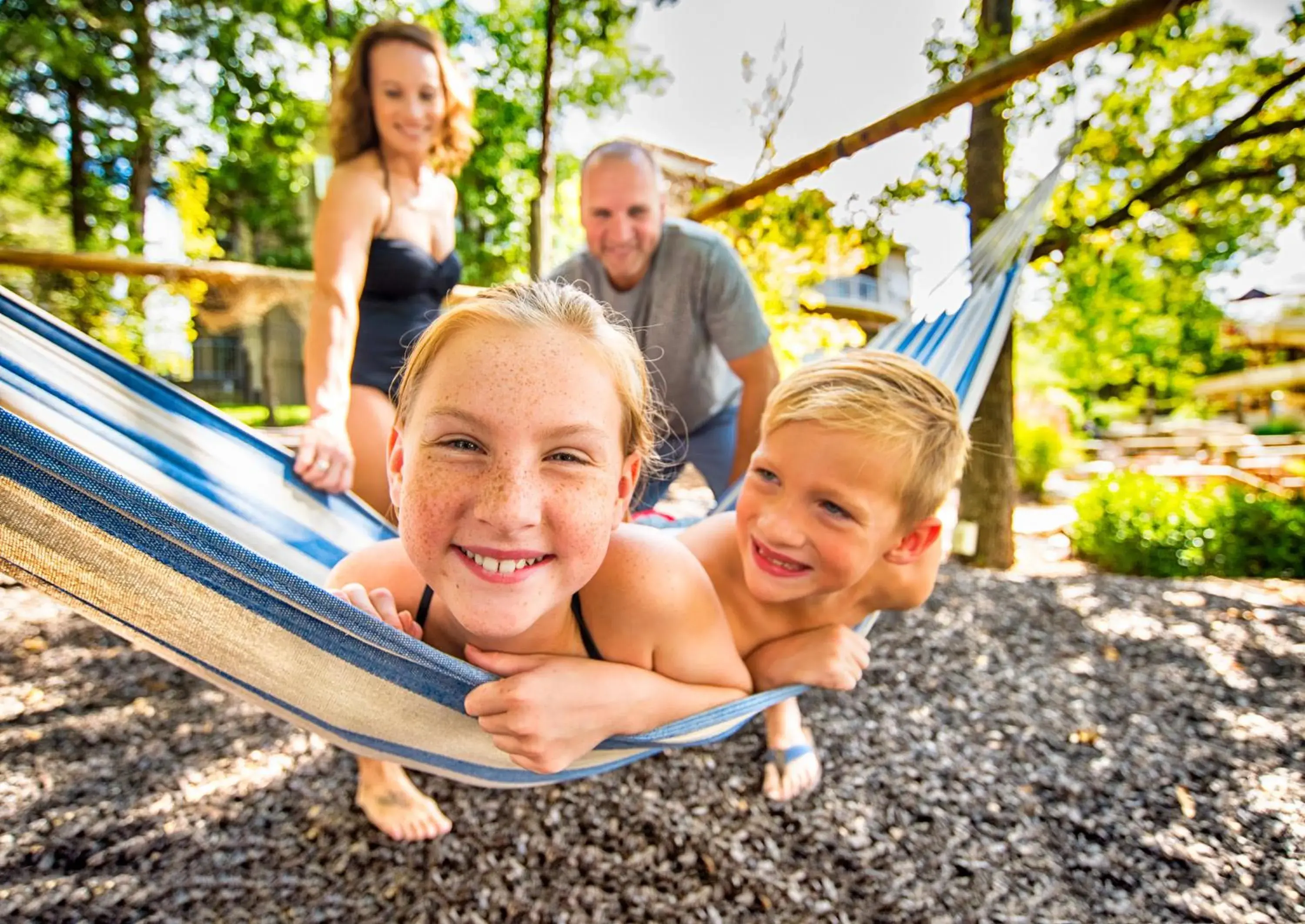 Family in Still Waters Resort