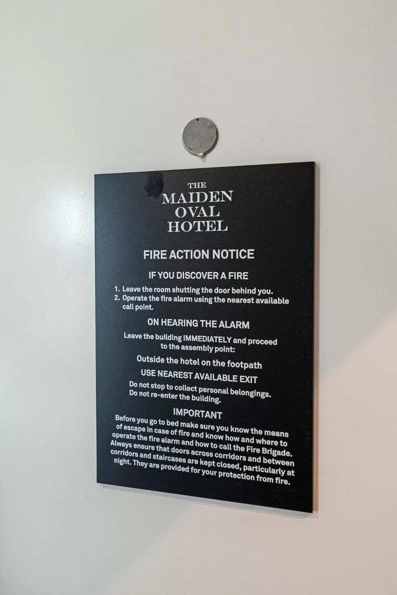 Property logo or sign in The Maiden Oval Hotel- FKA Belgrave Hotel