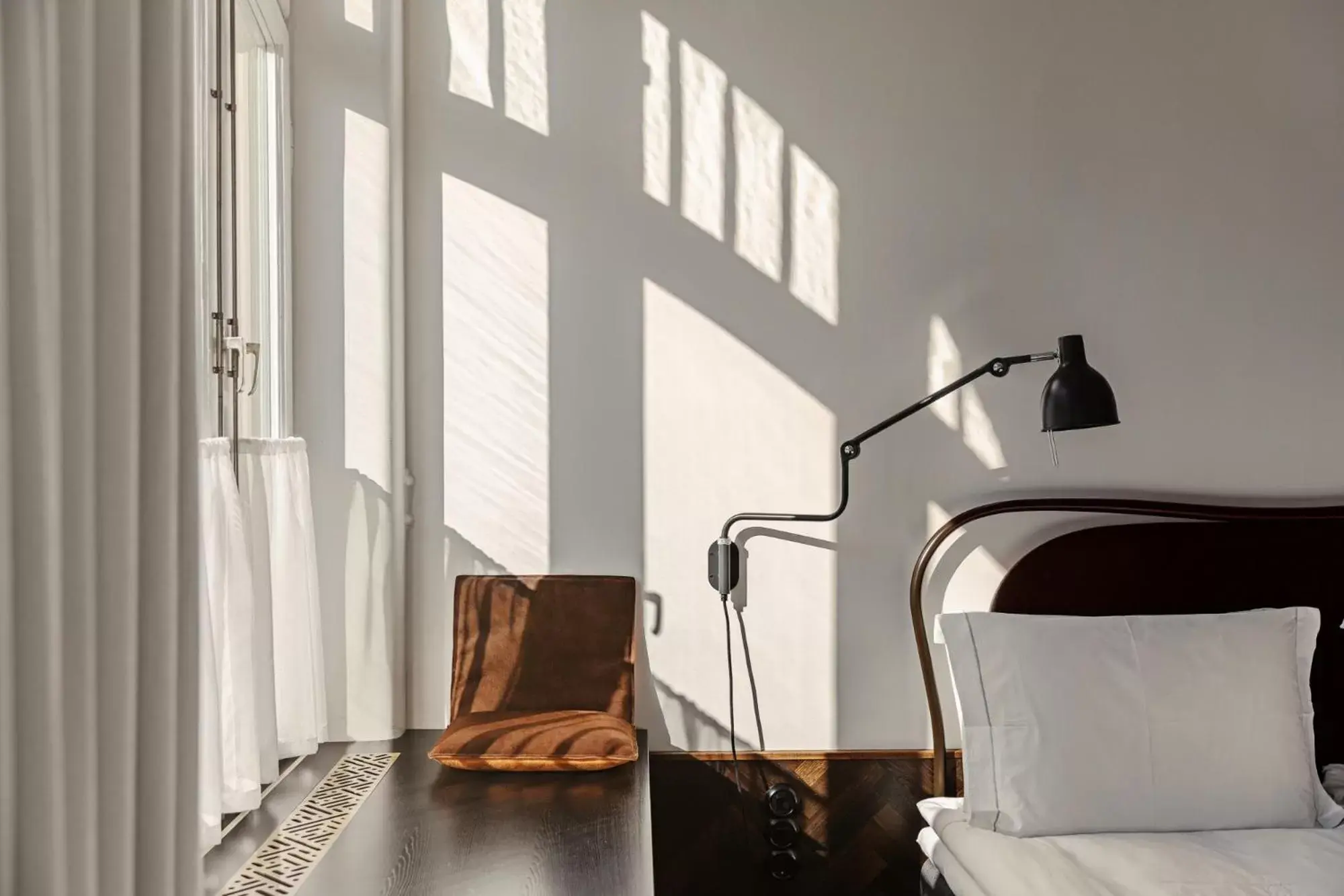 Bed, Seating Area in Miss Clara by Nobis, Stockholm, a Member of Design Hotels™