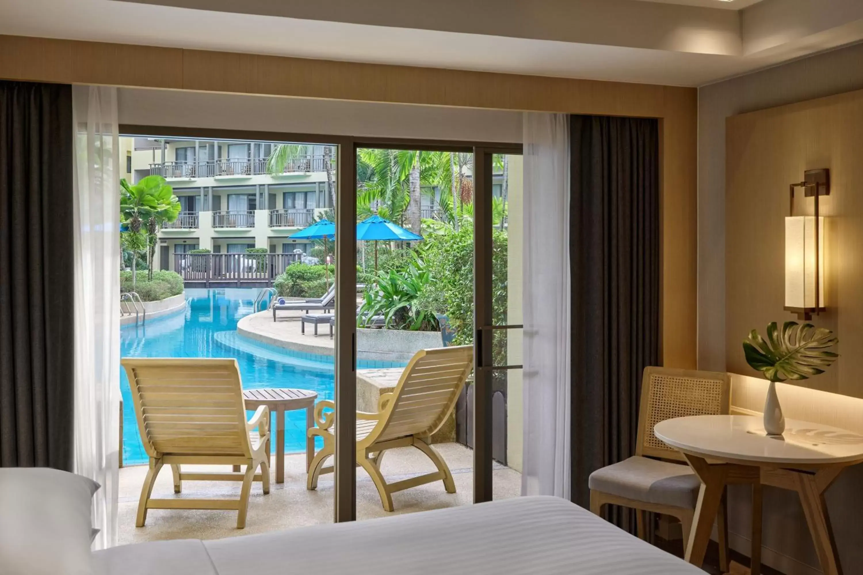 Swimming pool, Pool View in Phuket Marriott Resort & Spa, Merlin Beach