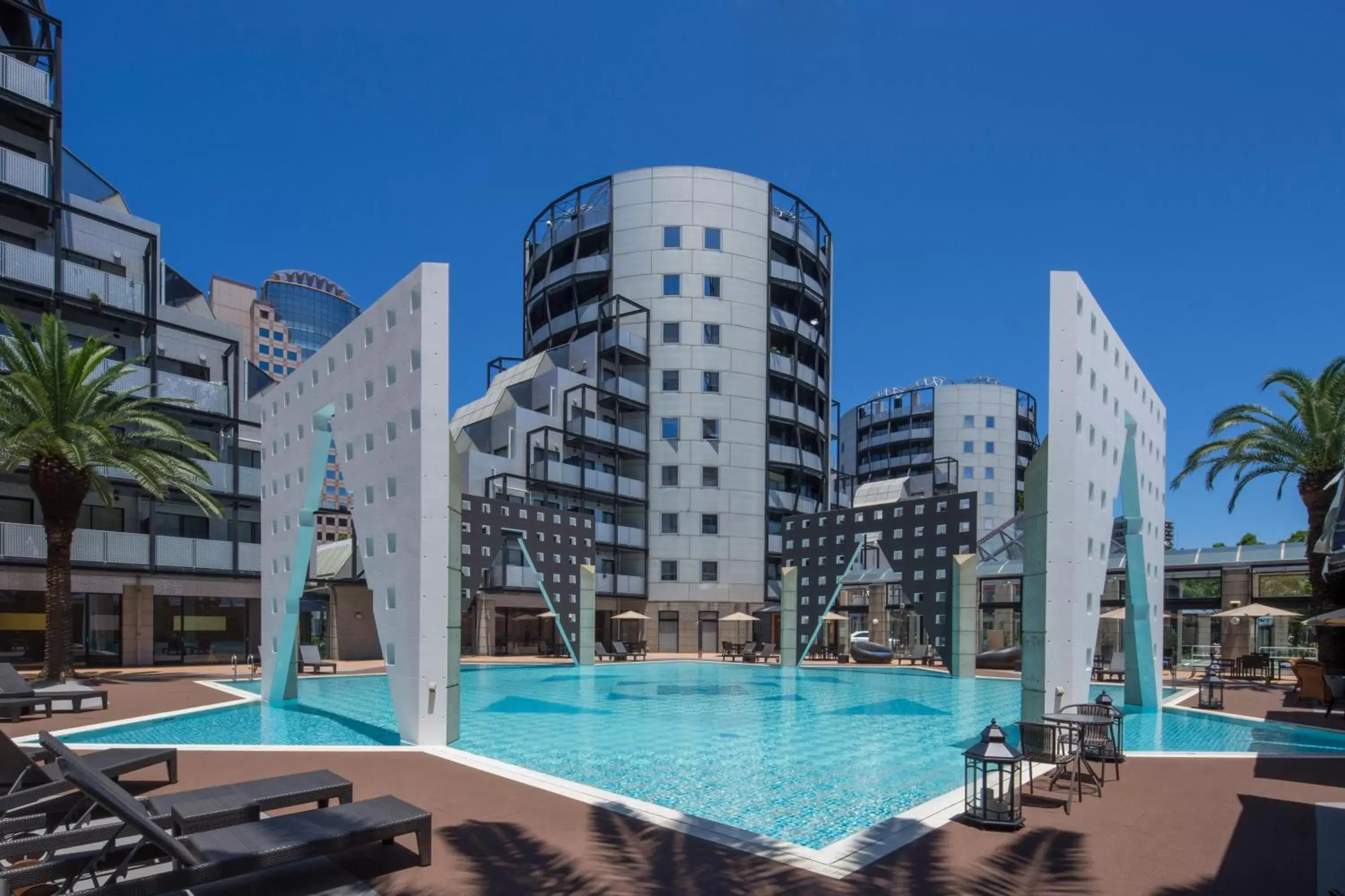 Swimming pool in The Residential Suites Fukuoka Swimming pool in The Residential Suites Fukuoka