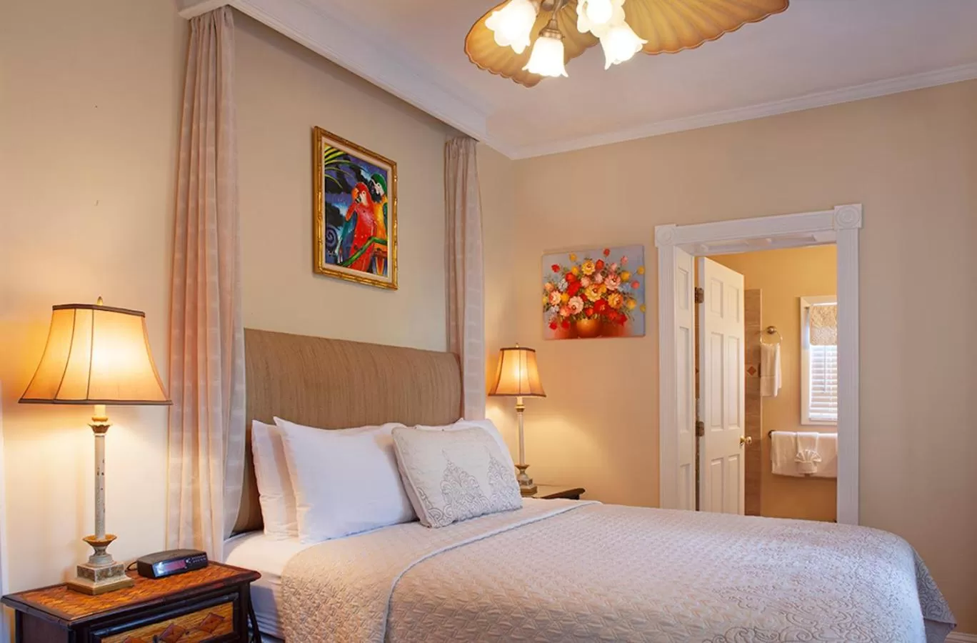 Bed in Coco Plum Inn