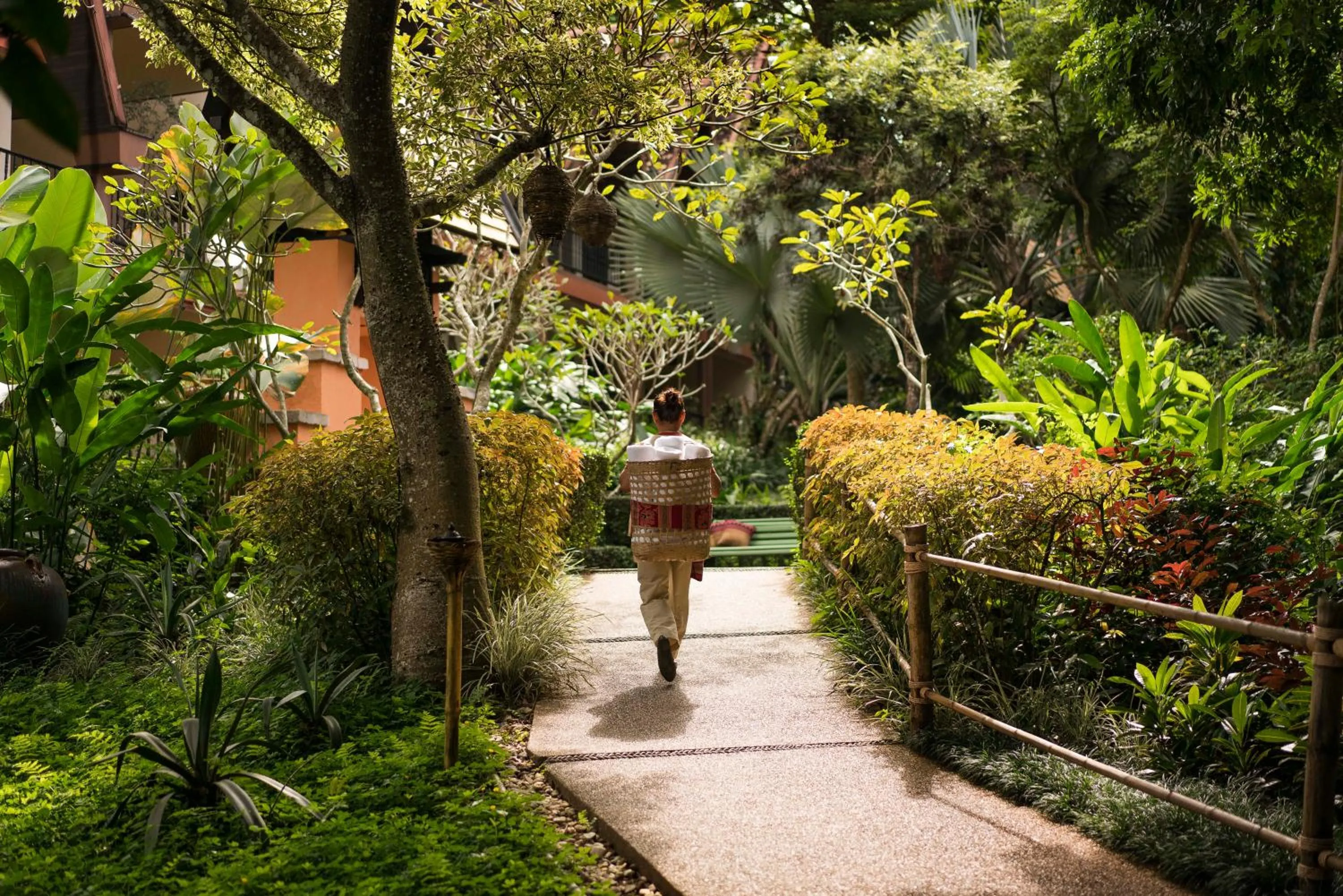 Garden in Anantara Golden Triangle Elephant Camp & Resort