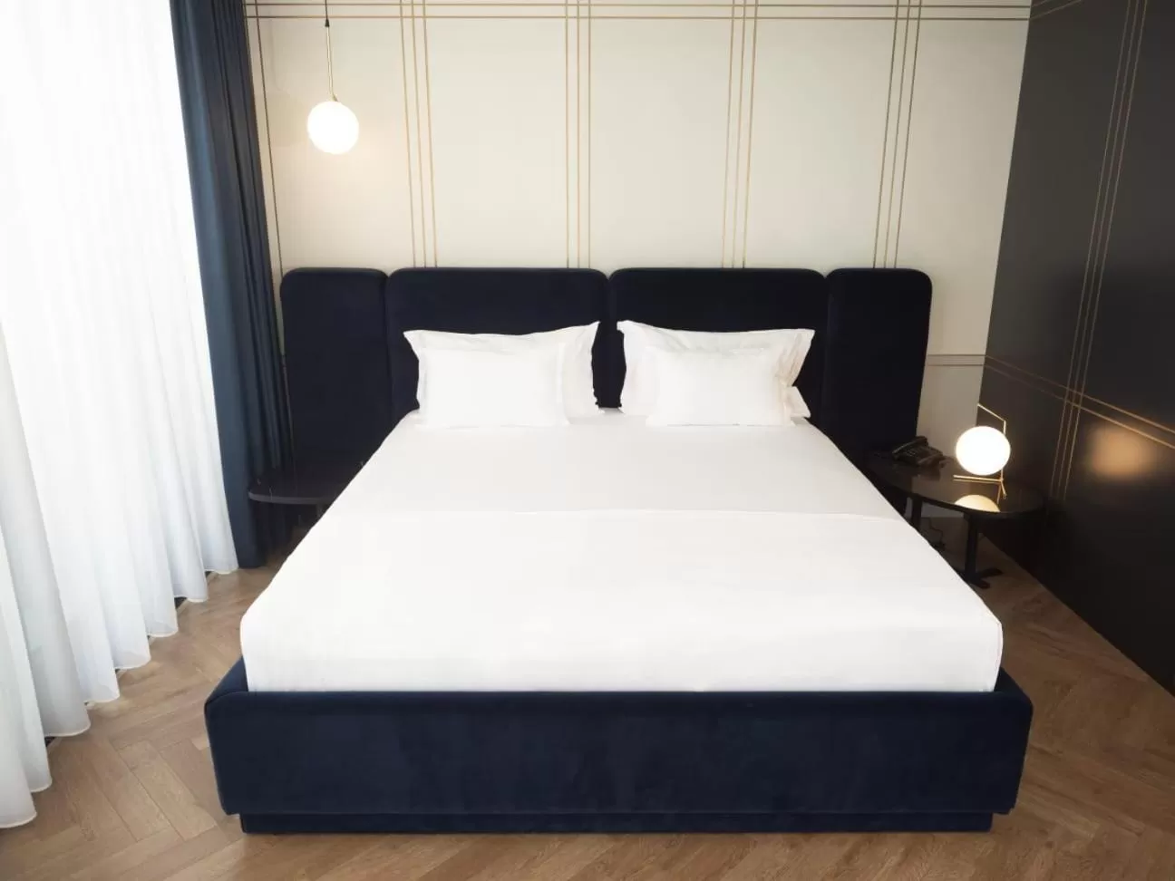 Bed in Moncafe Boutique Hotel & SPA Tirana