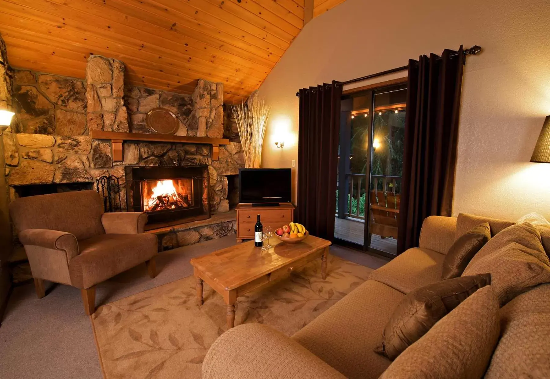 Seating Area in LOGE Alta Crystal Resort at Mt Rainier