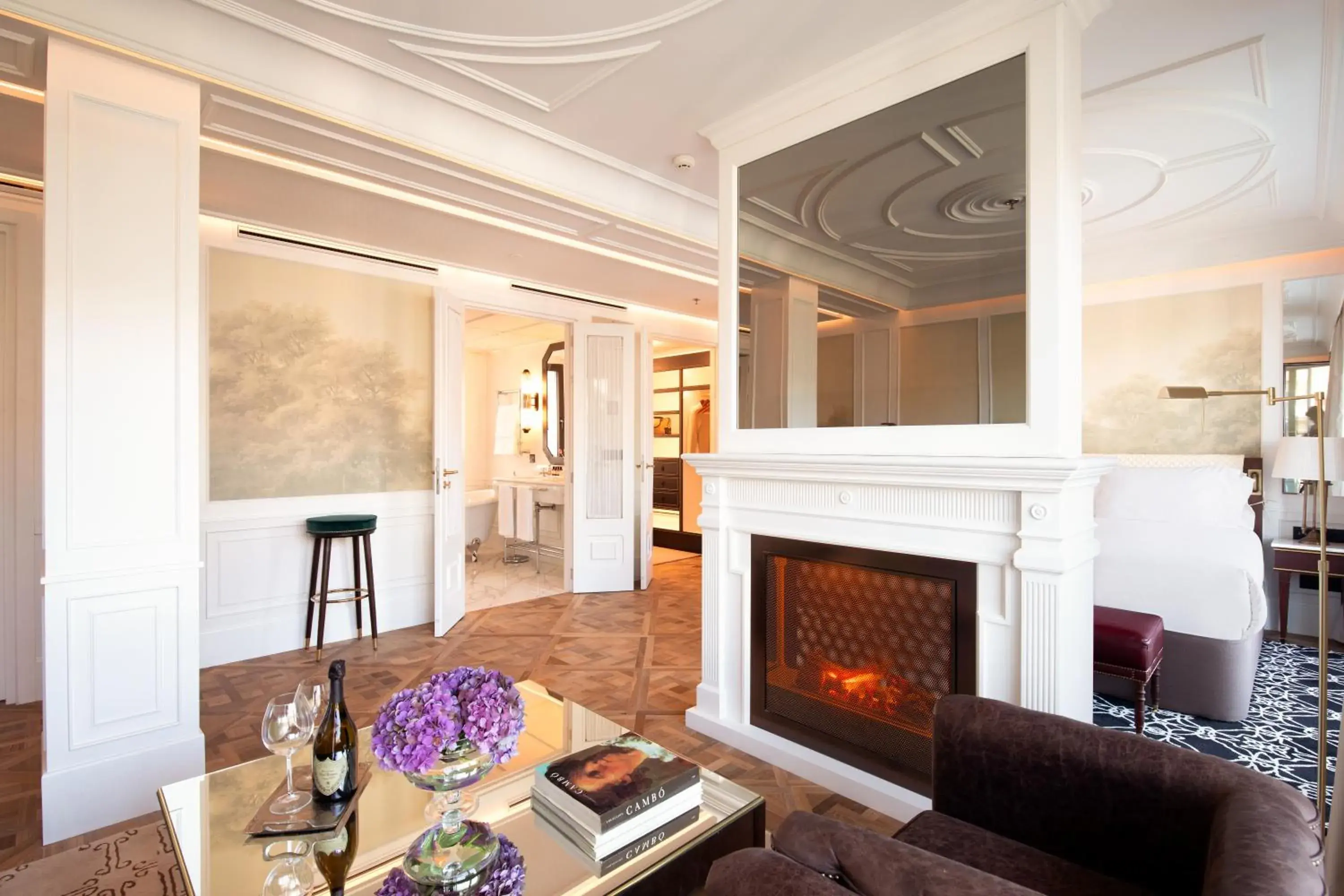 Living room in BLESS Hotel Madrid - The Leading Hotels of the World Living room in BLESS Hotel Madrid - The Leading Hotels of the World