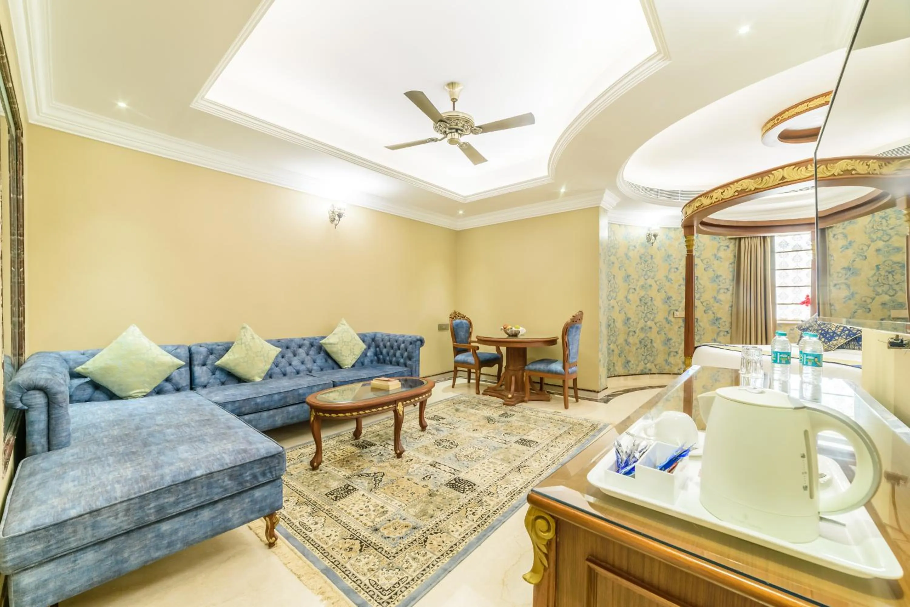 Living room in Fort Rajwada,Jaisalmer