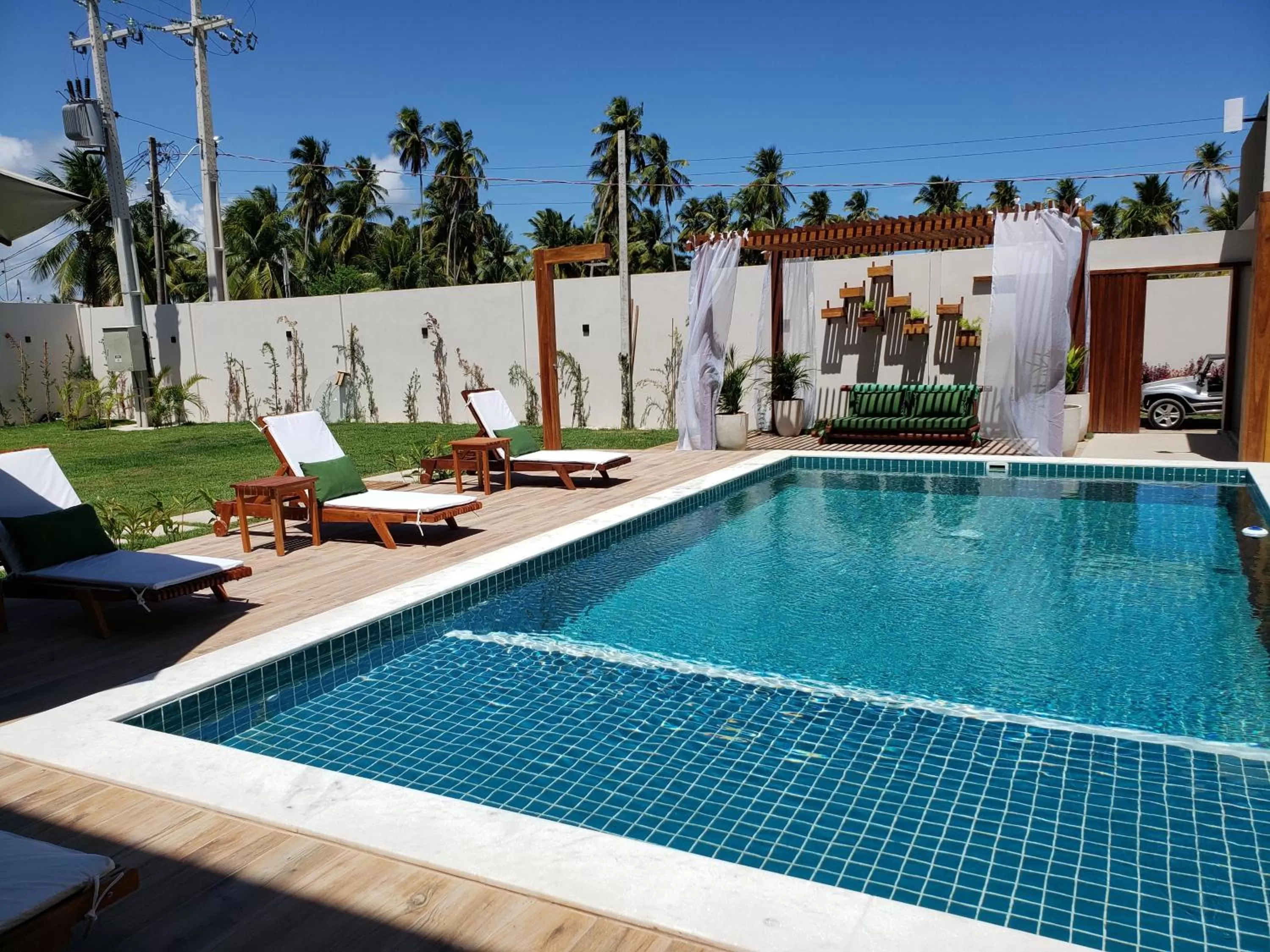 Swimming pool in Pousada Ricoco