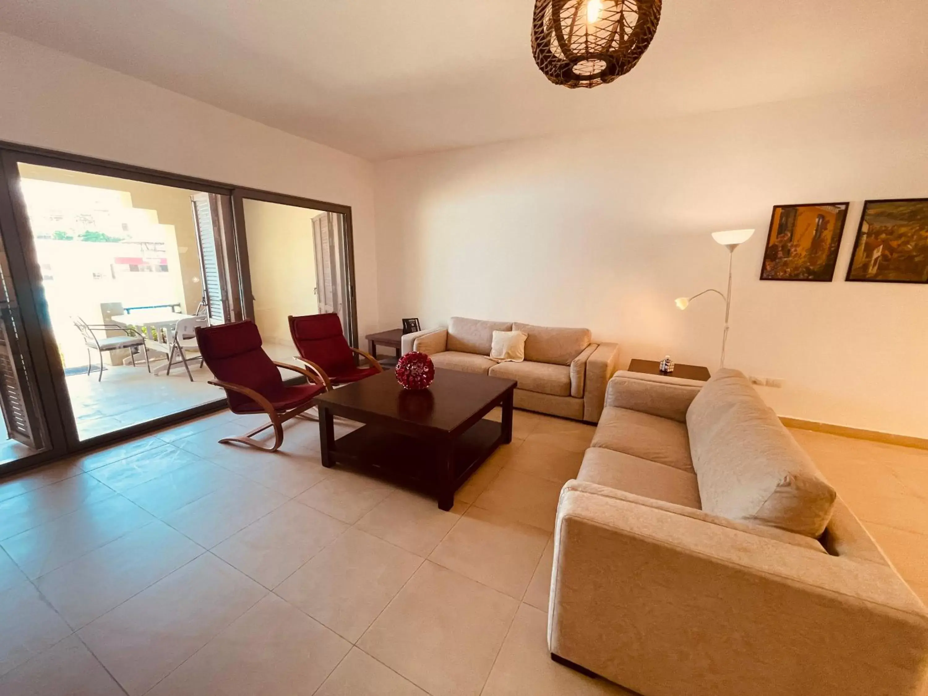 Living room, Seating Area in Tala Bay Residence