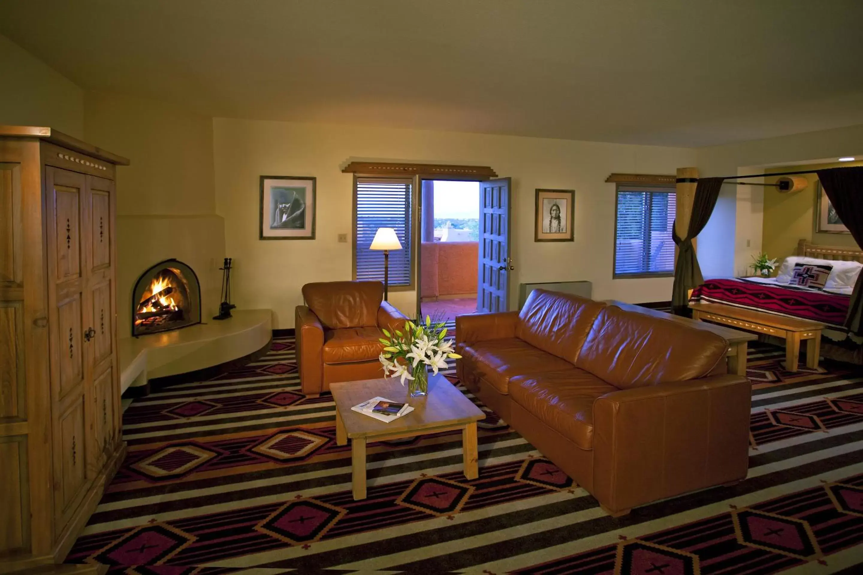 Day, Seating Area in The Lodge at Santa Fe