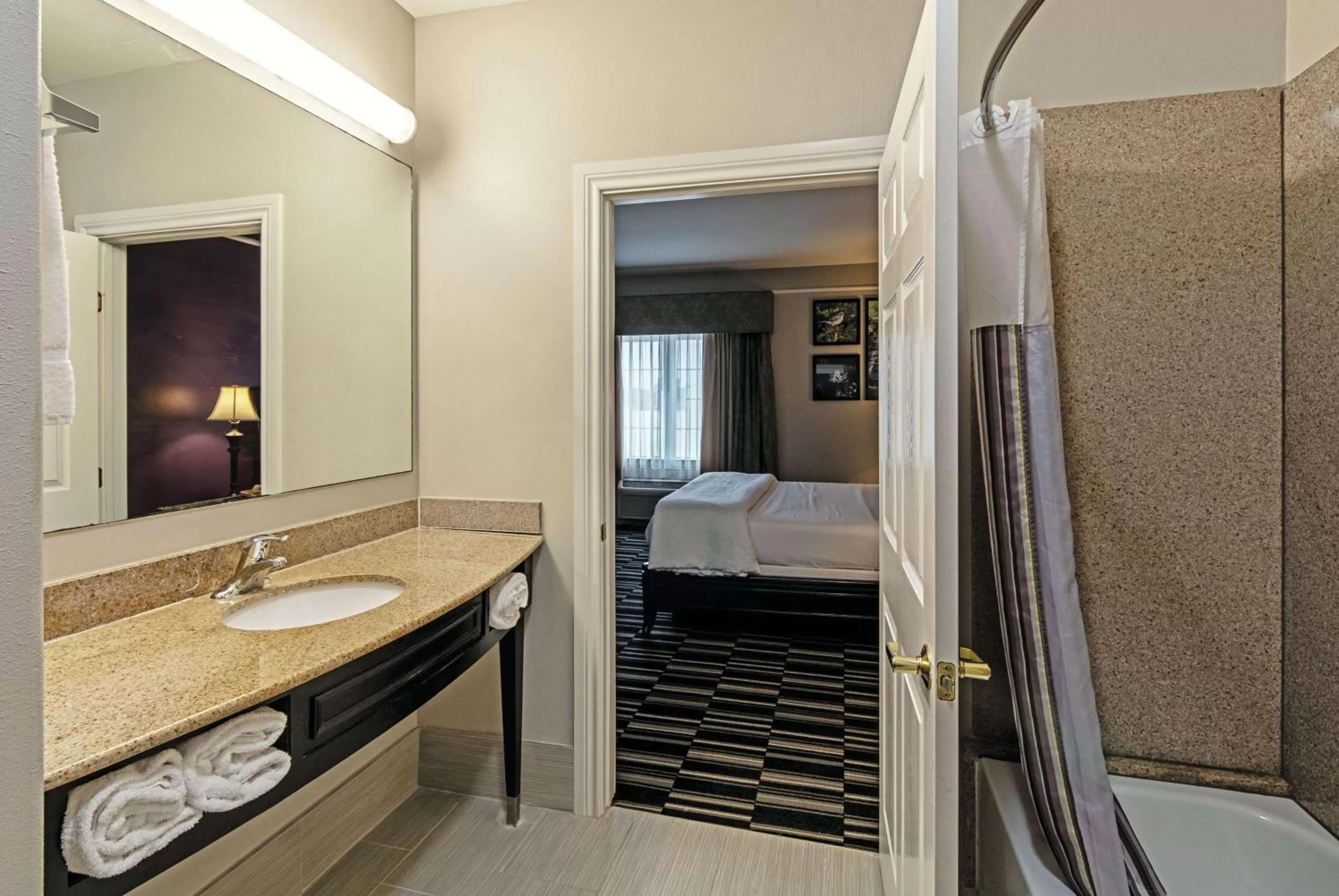 Bathroom, Bed in La Quinta by Wyndham Alamo-McAllen East