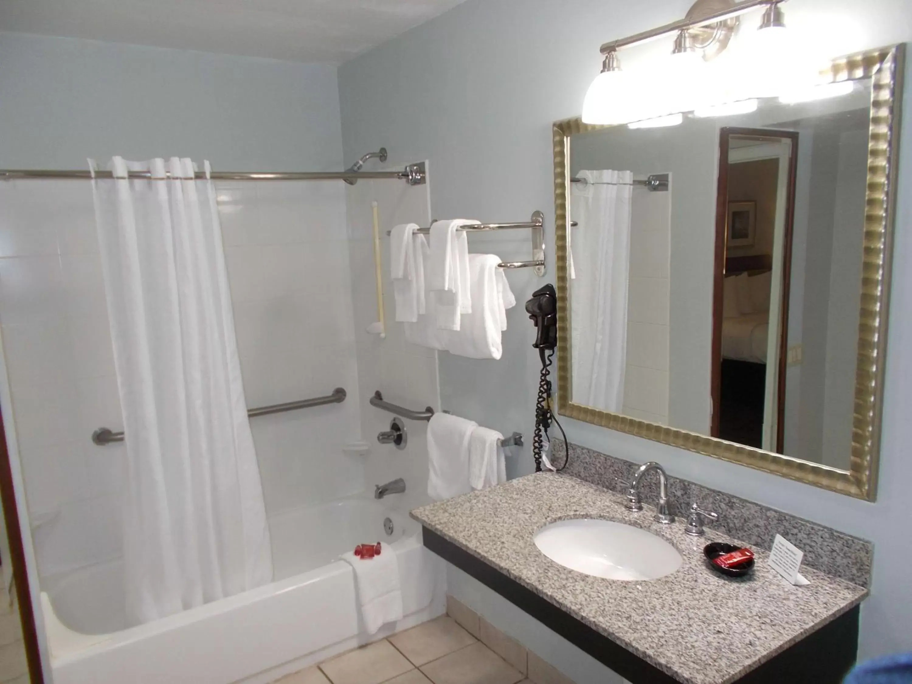 Photo of the whole room, Bathroom in SureStay Studio by Best Western Pensacola