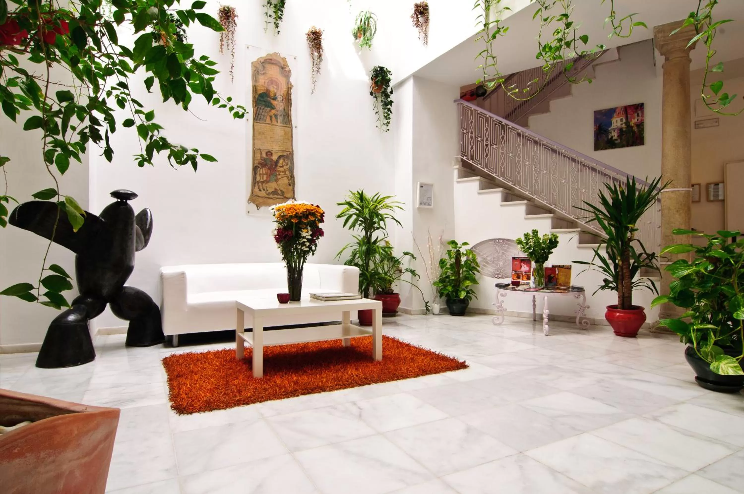 Lobby or reception in Un Patio al Sur