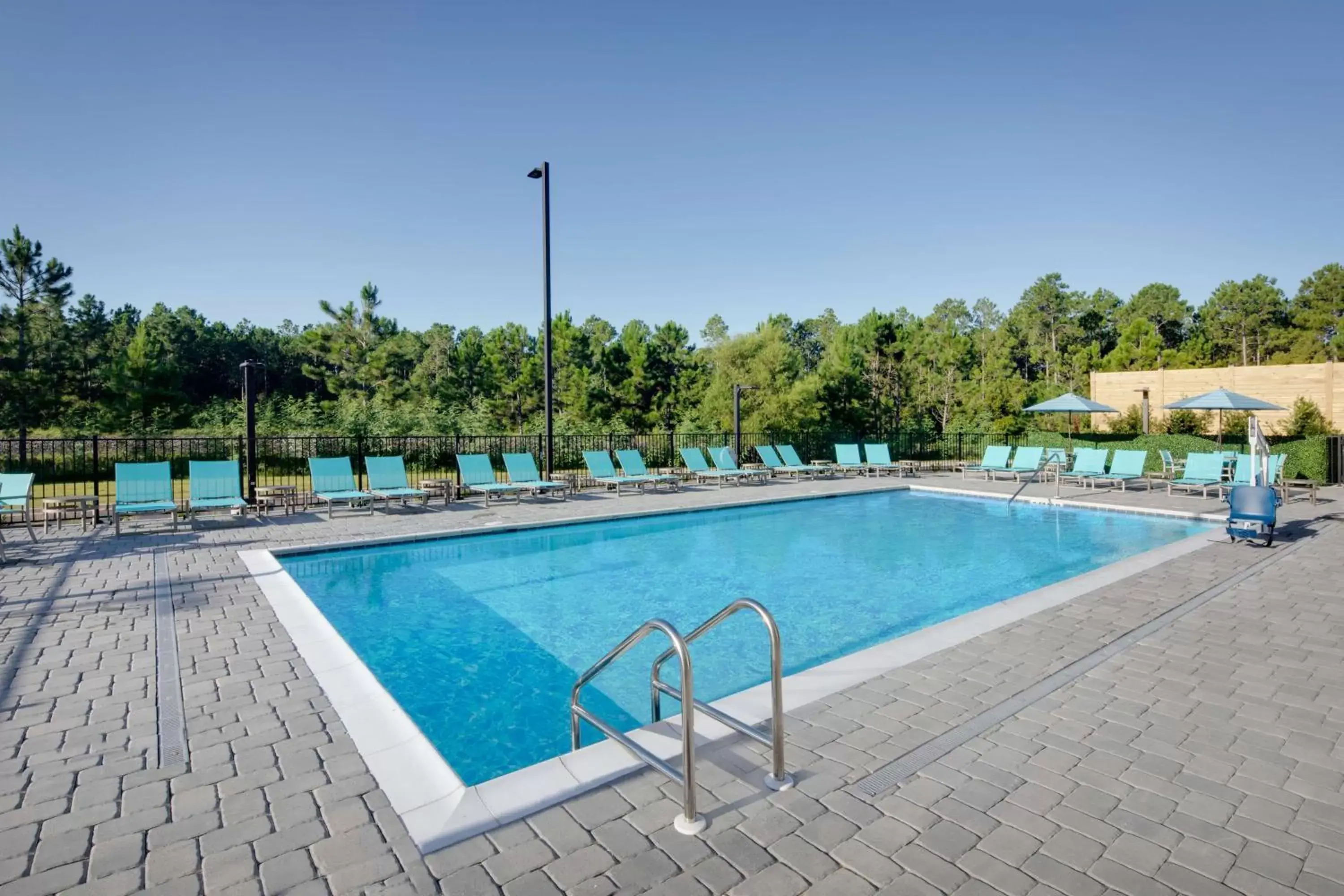 Pool view, Swimming Pool in Hilton Garden Inn Panama City Airport, Fl