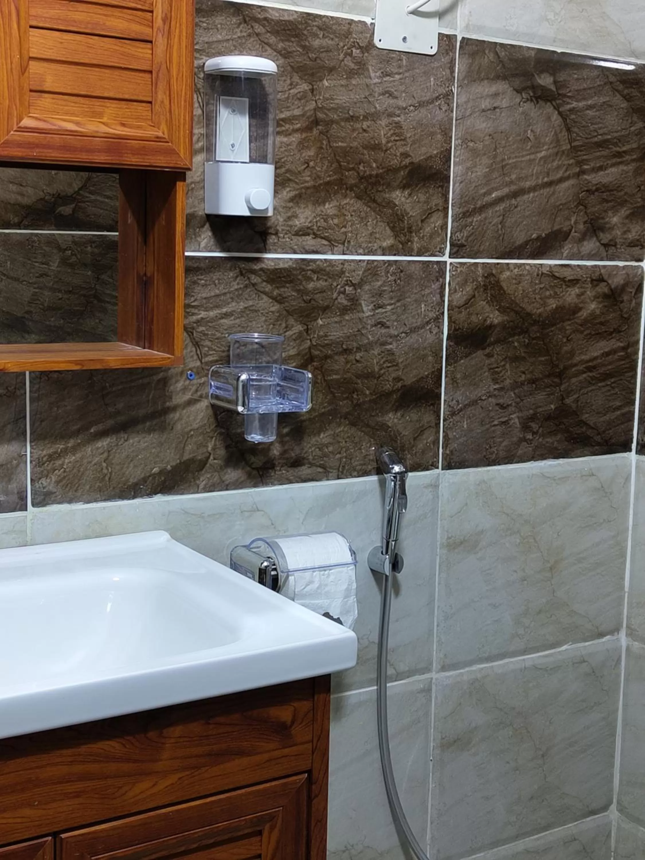 Bathroom in Panorama Jerash HOTEL (2)