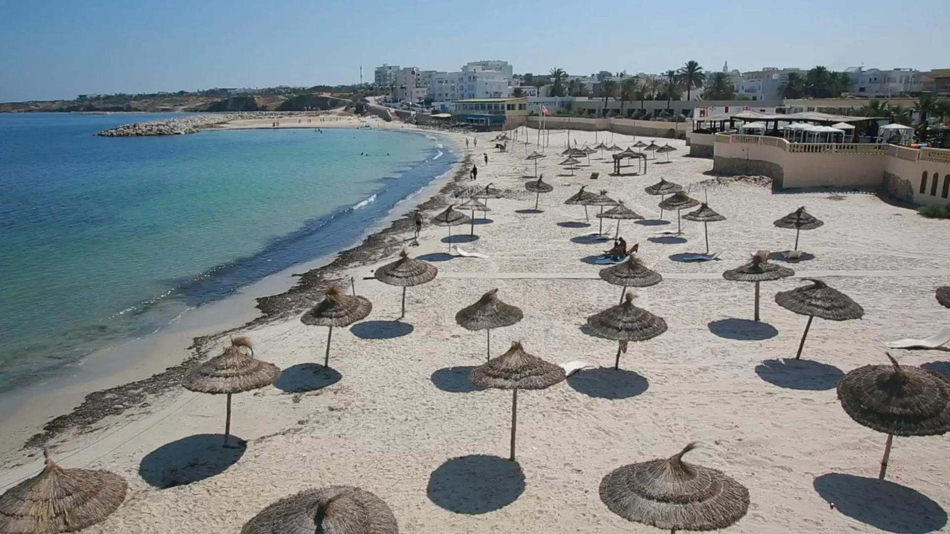 Beach in Hotel Les Palmiers