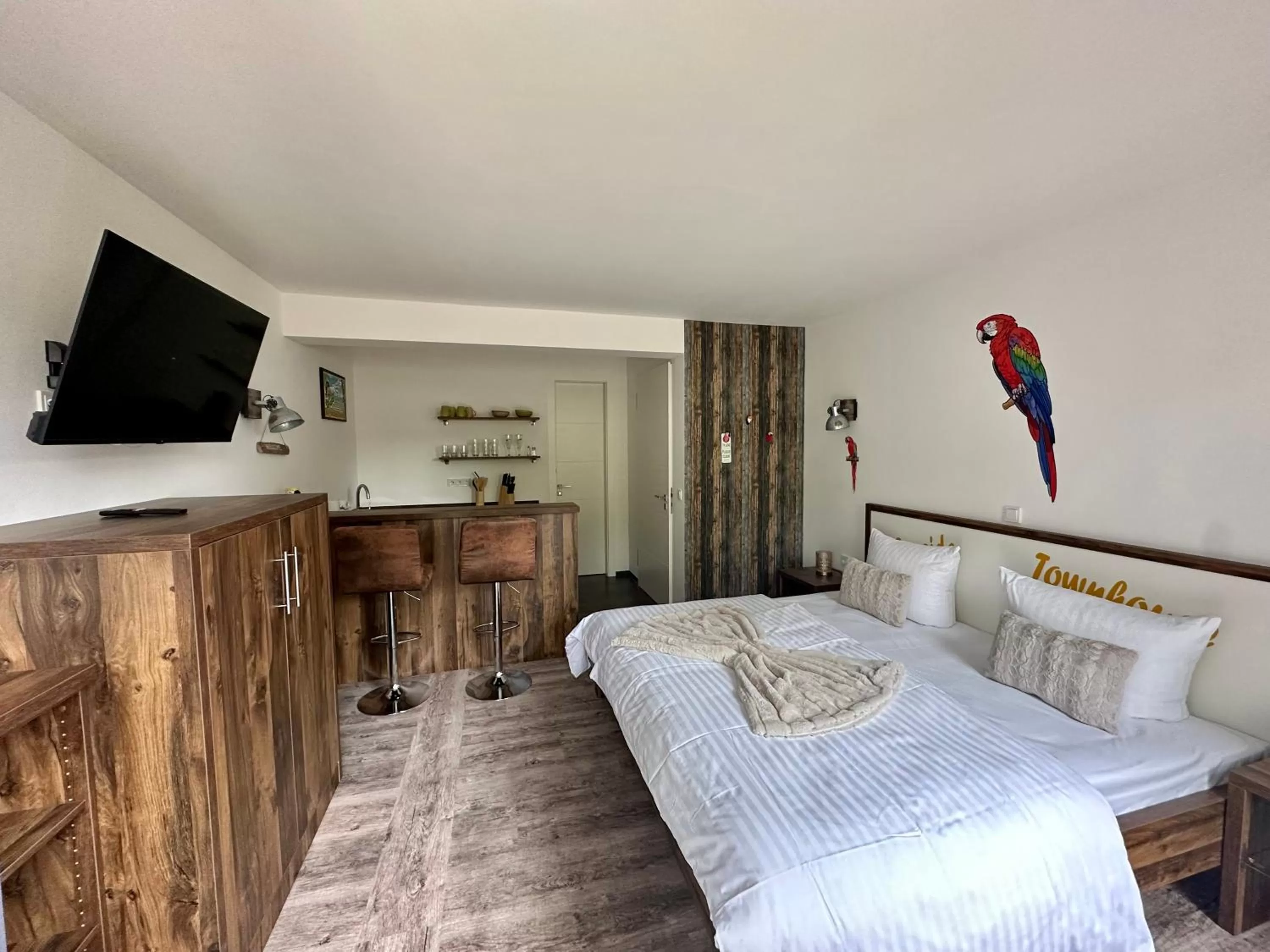 TV and multimedia, Bed in Seaside-Townhouse