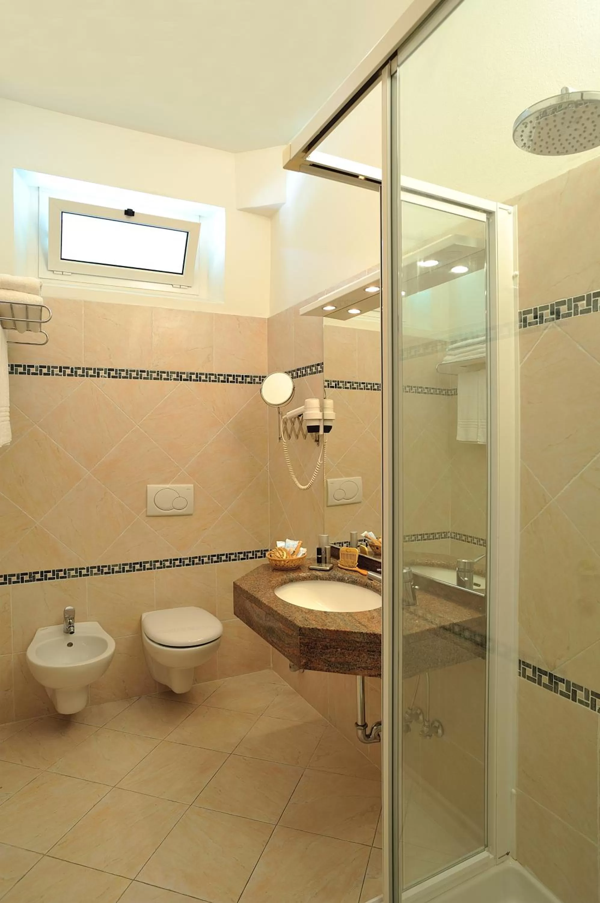 Shower in Hotel Adria