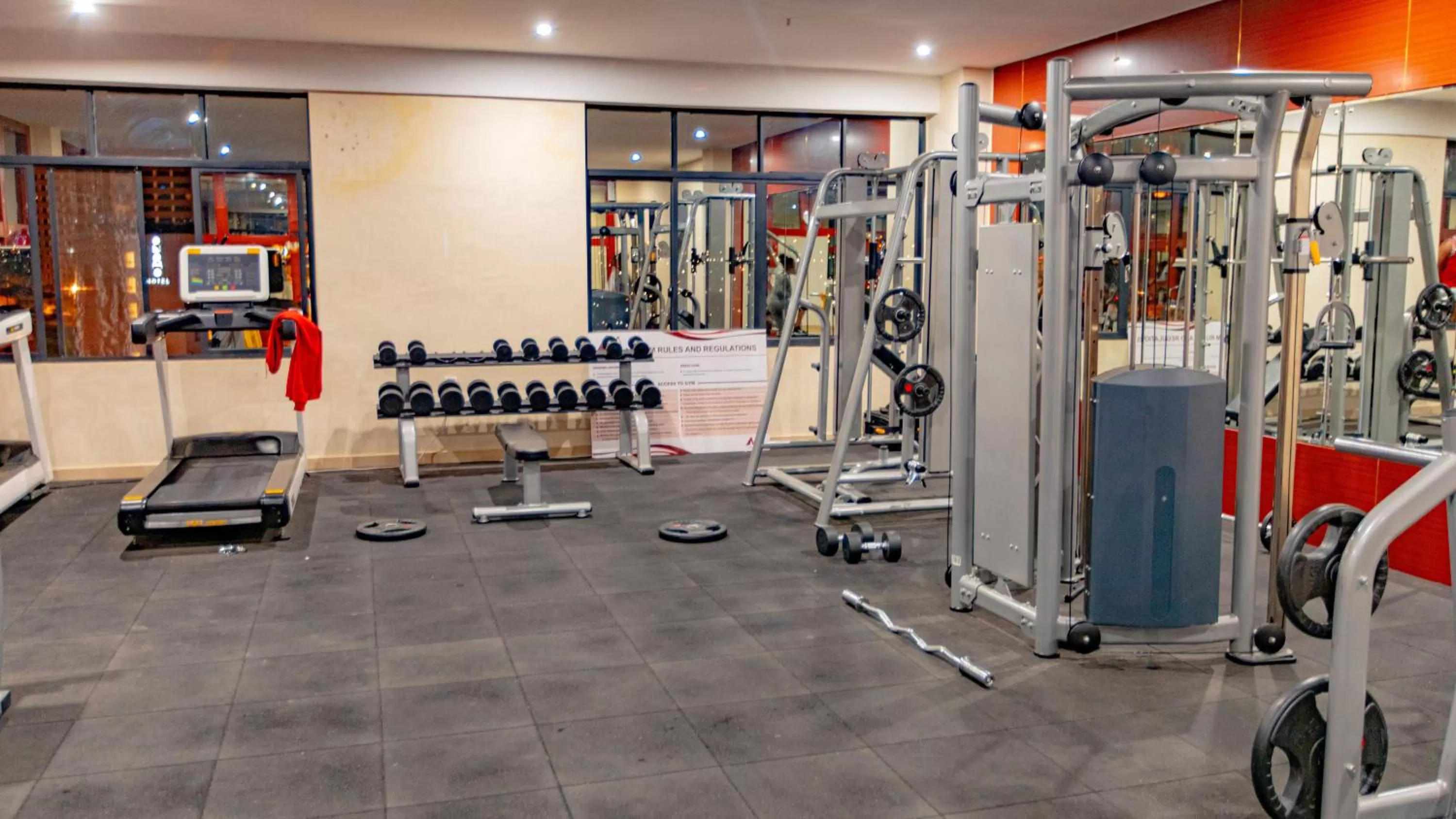 Fitness centre/facilities in M Hotel Kigali