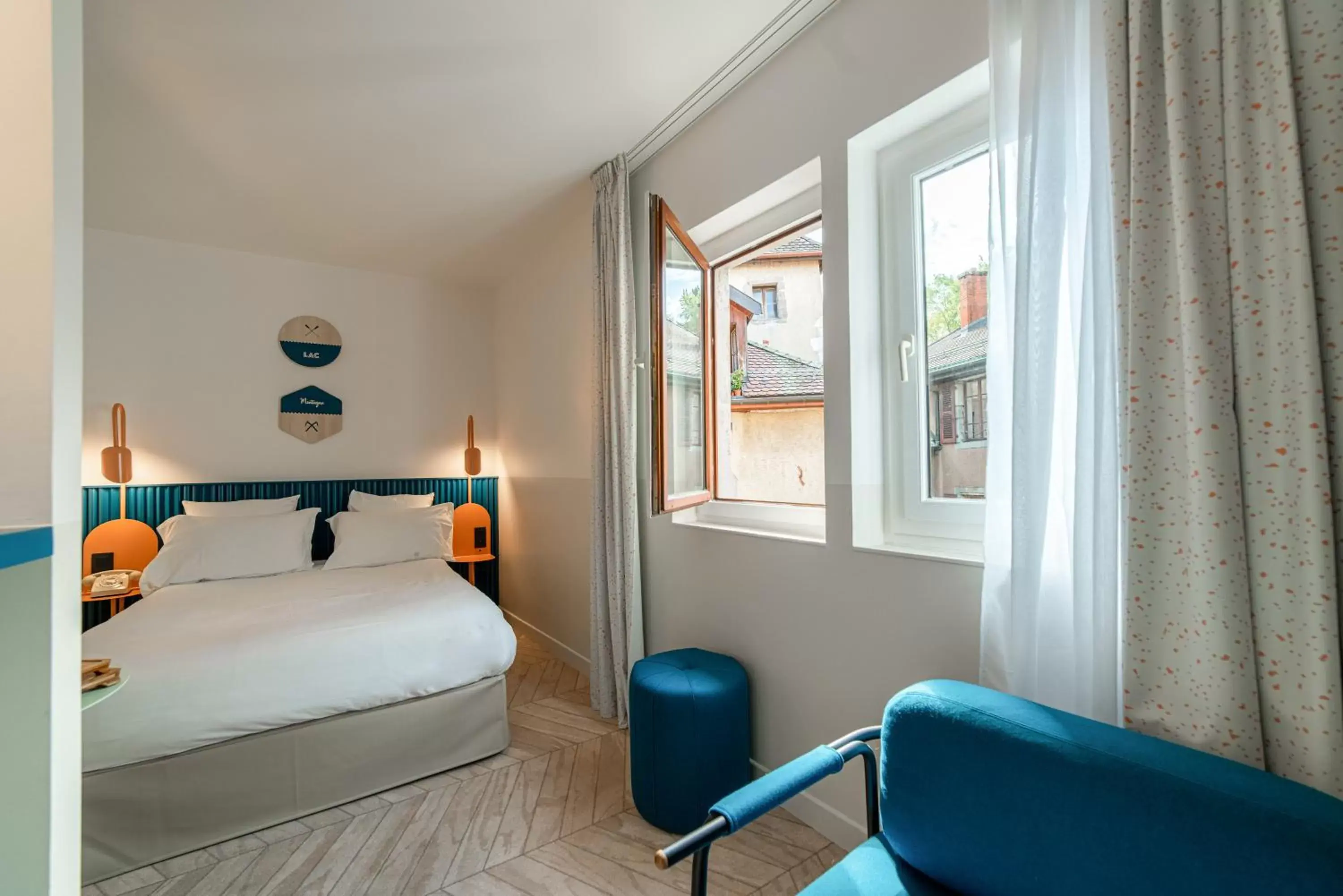 Bed in Hôtel du Palais de l'Isle Bed in Hôtel du Palais de l'Isle