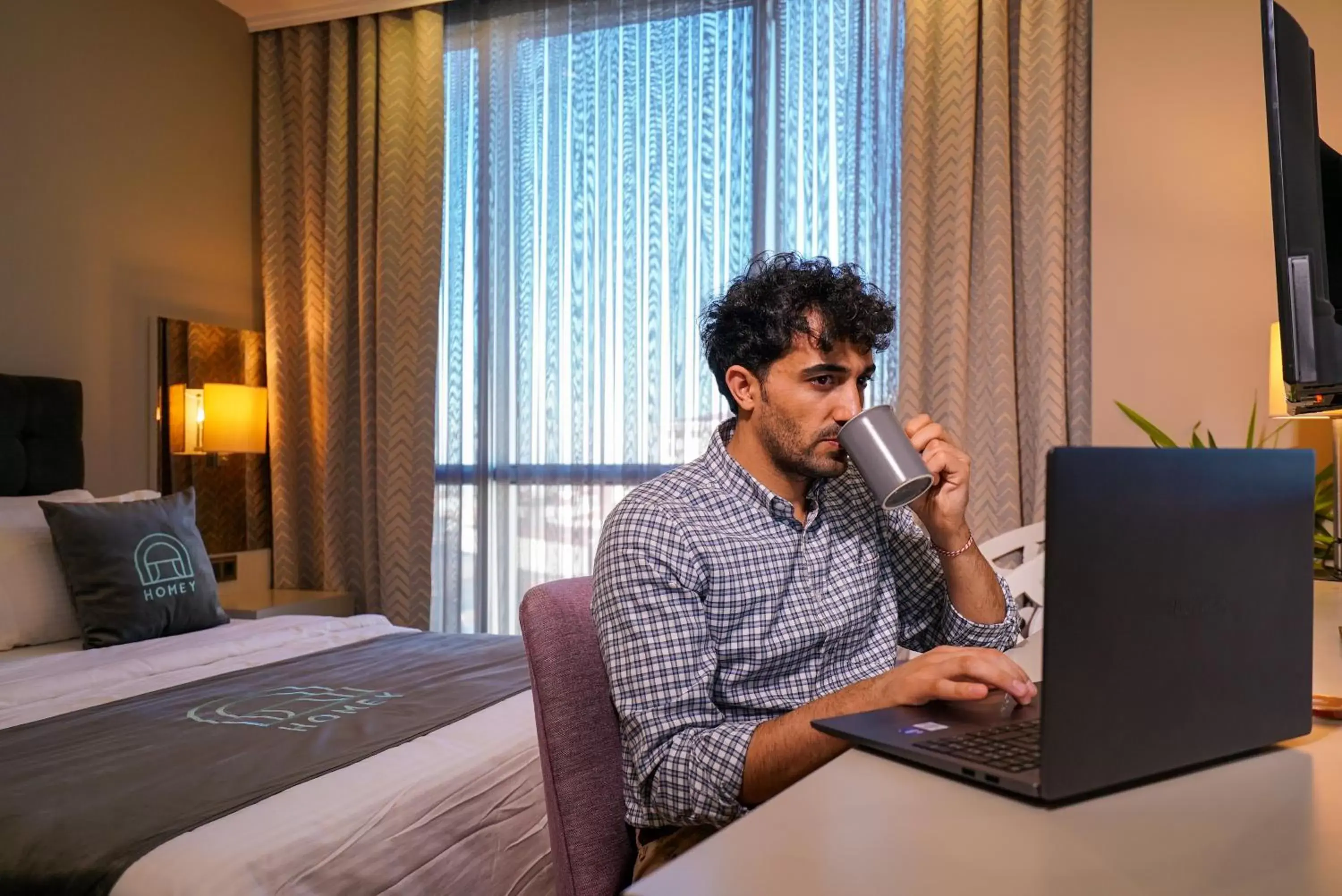 Business facilities, Bed in Homey AirPort Hotel Business facilities, Bed in Homey AirPort Hotel