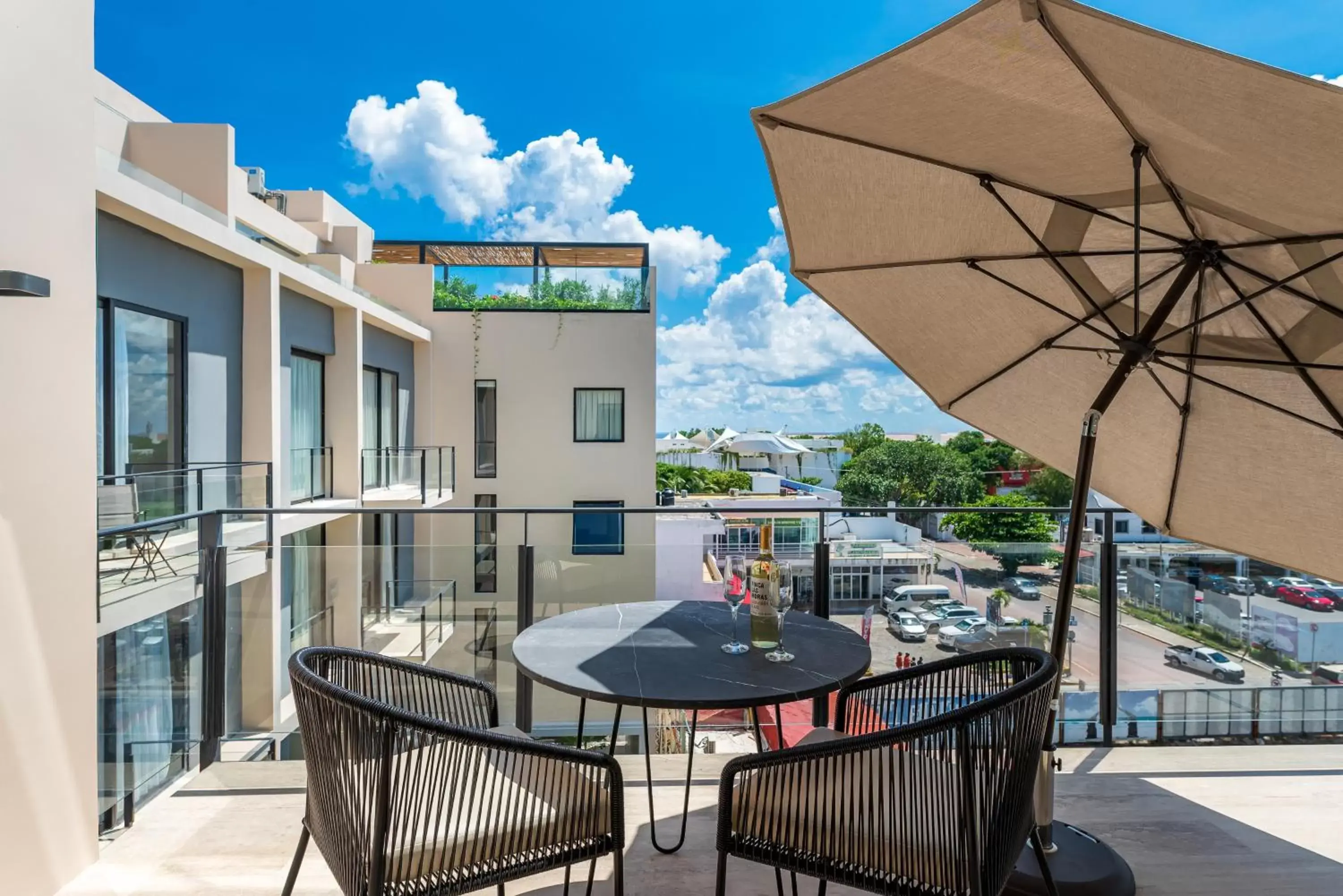 Balcony/Terrace in Kaab South Beach by The Spot Rentals