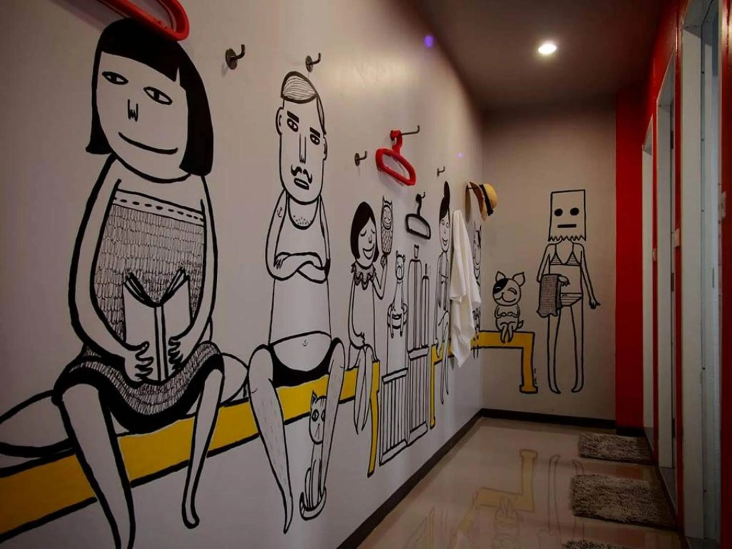 Facade/entrance in S1hostel Bangkok