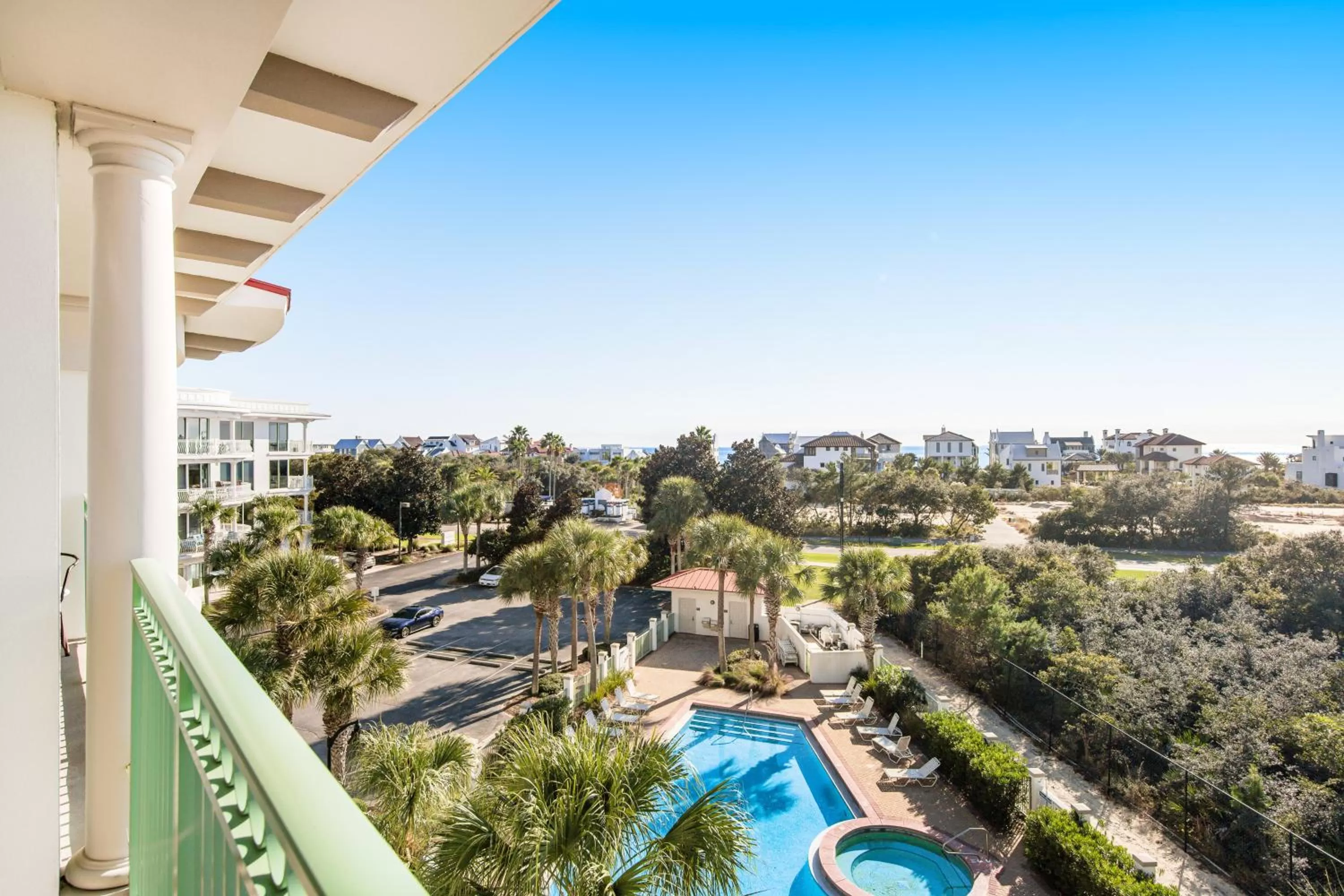 Pool View in Inn at Seacrest 403