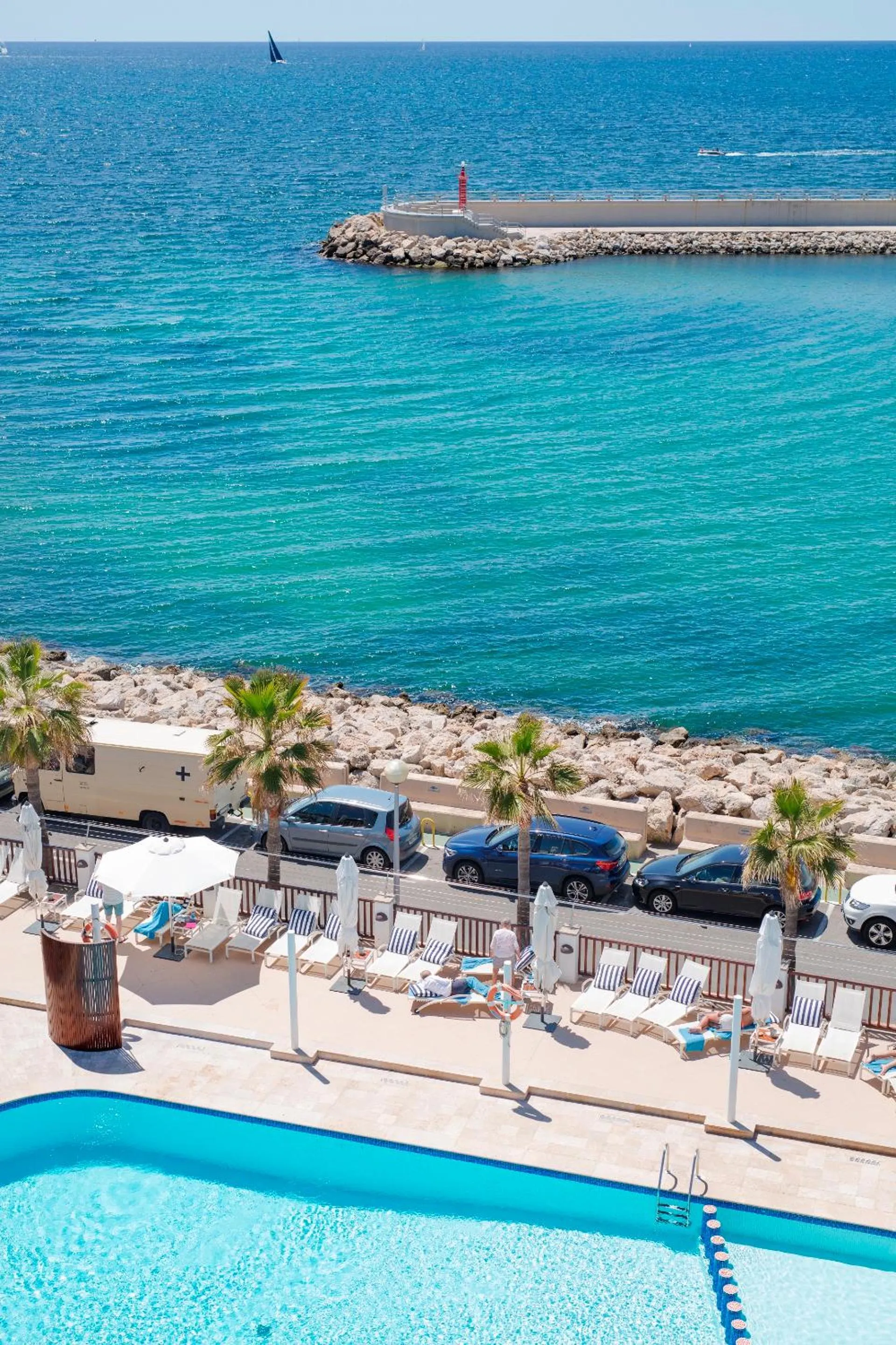 Sea view in Portixol Hotel & Restaurant