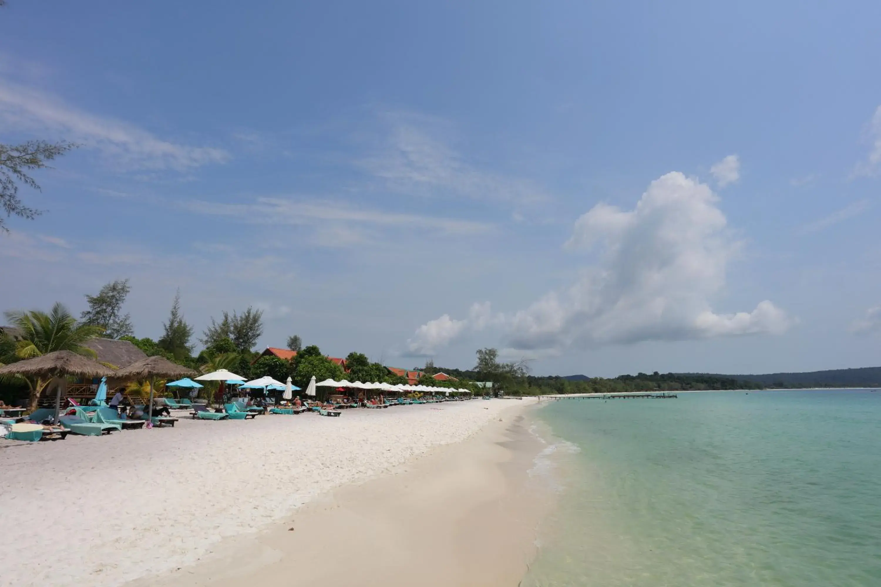 Beach in Sok San Beach Resort