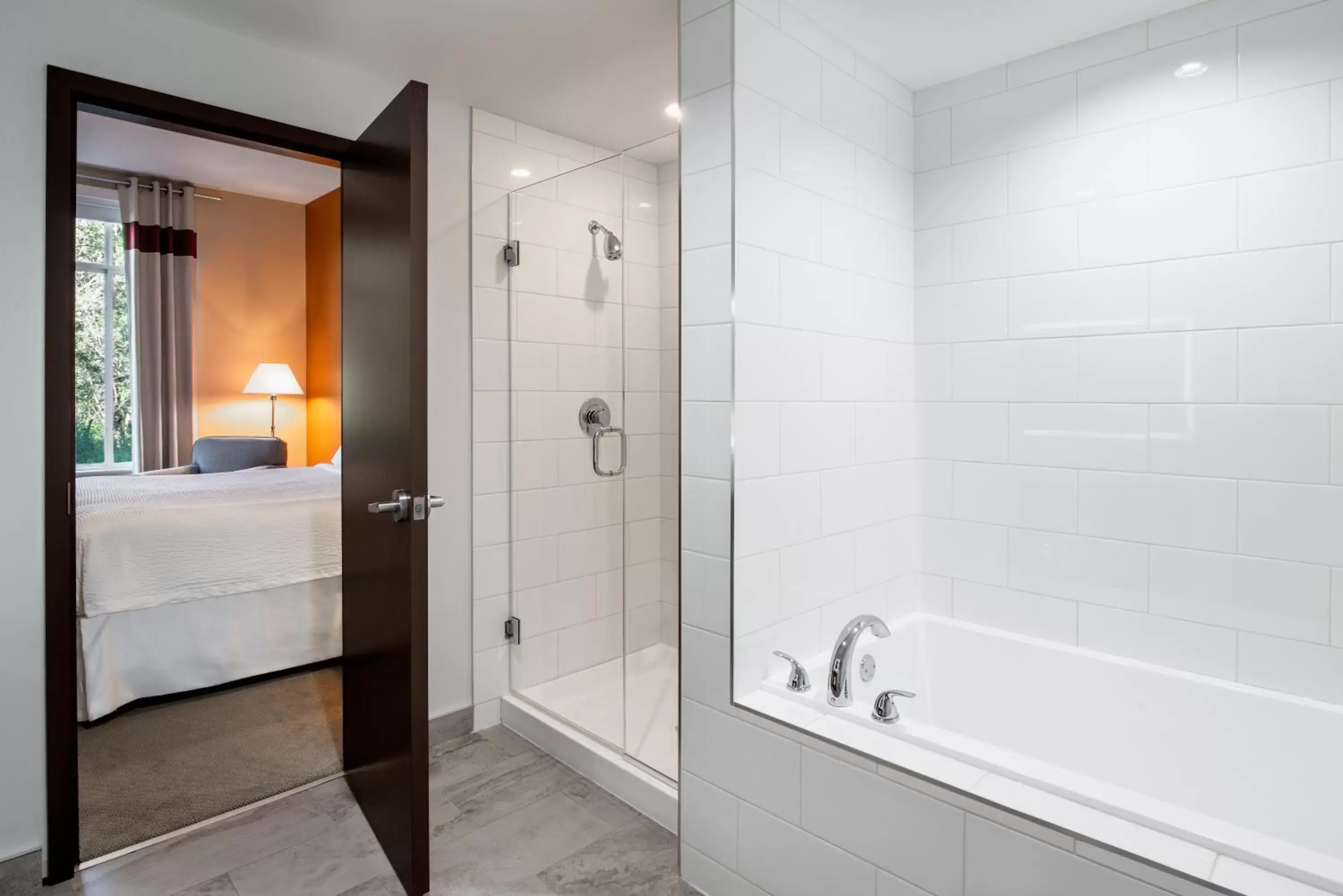 Shower, Bathroom in Four Points by Sheraton Grande Prairie