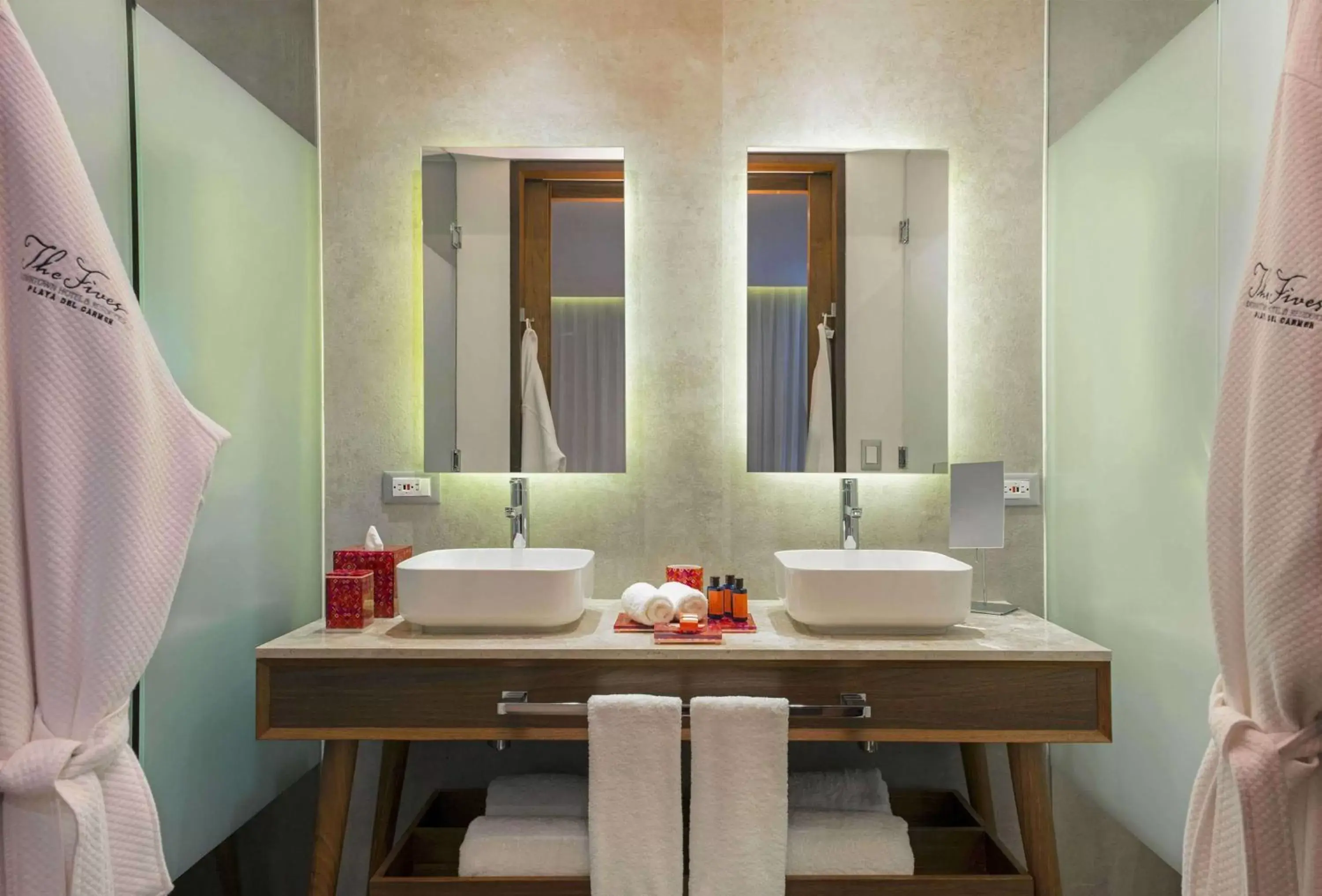 Bathroom in The Fives Downtown Hotel & Residences, Curio Collection by Hilton