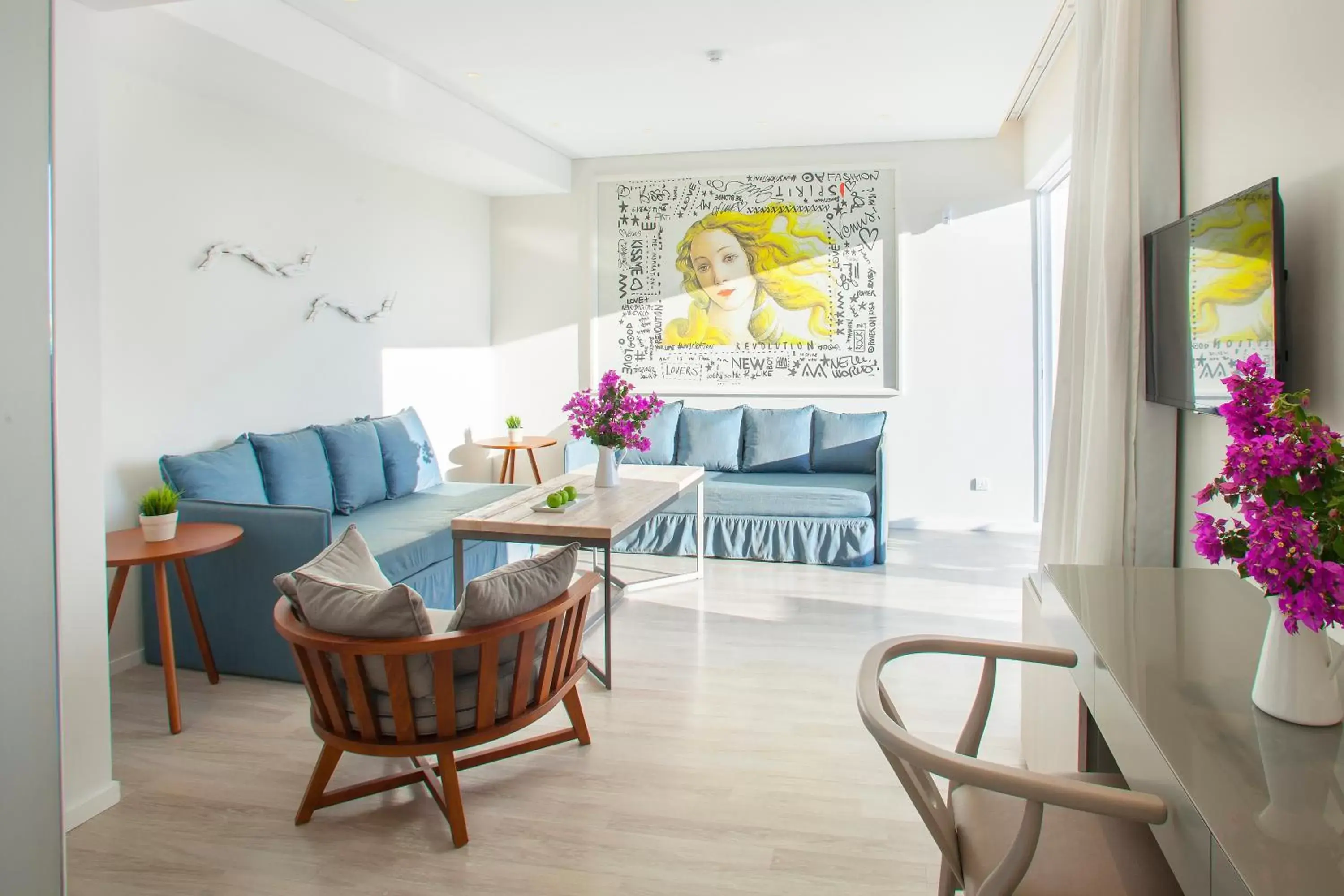 Living room in Aliathon Aegean Living room in Aliathon Aegean