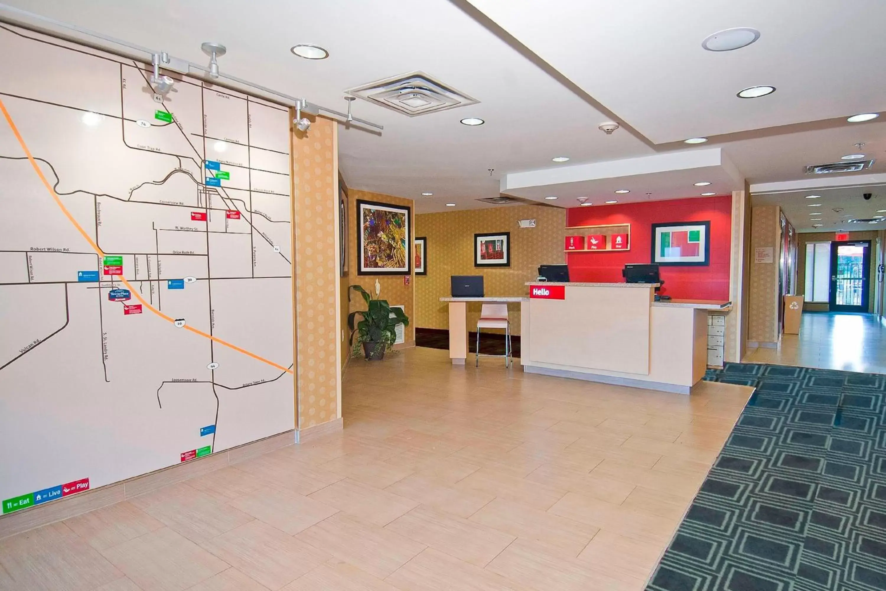 Lobby or reception, Lobby/Reception in TownePlace Suites by Marriott Baton Rouge Gonzales